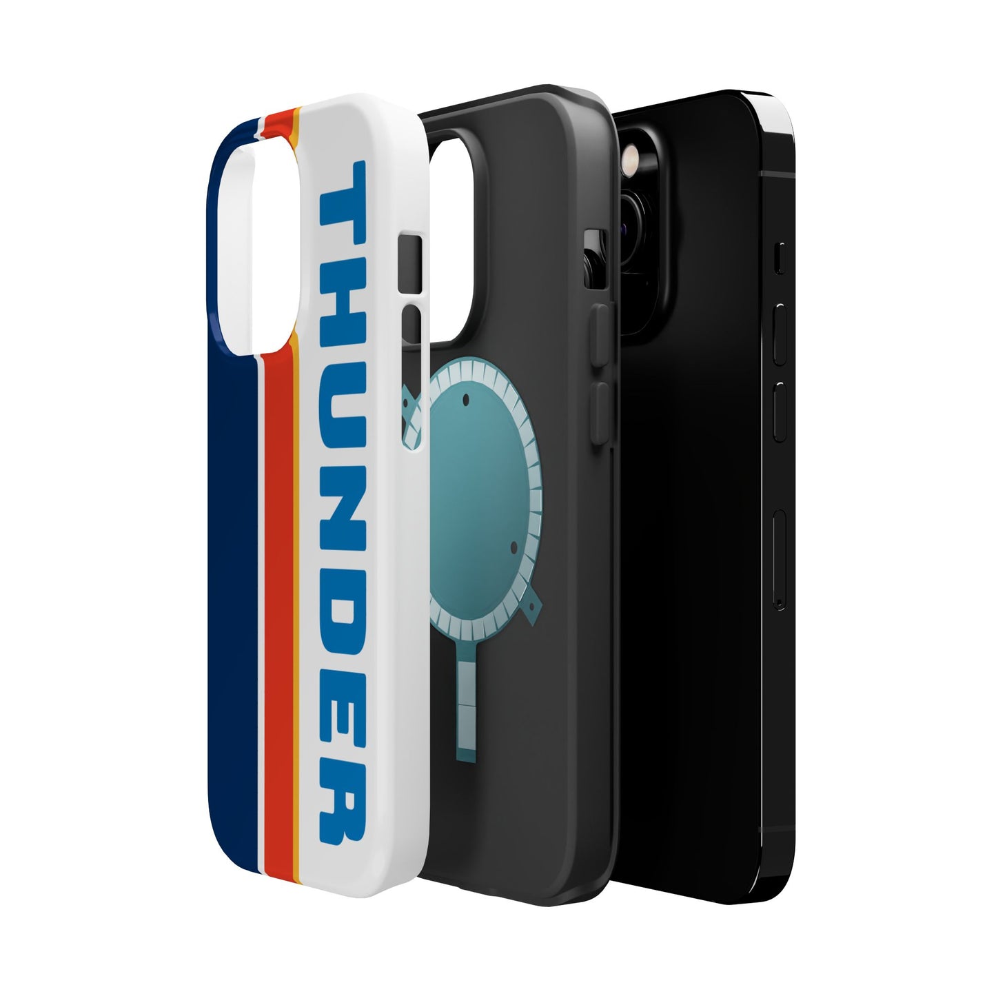 Thunder Phone Case, Magnetic Phone Case, Retro Phone Case, Basketball Gifts
