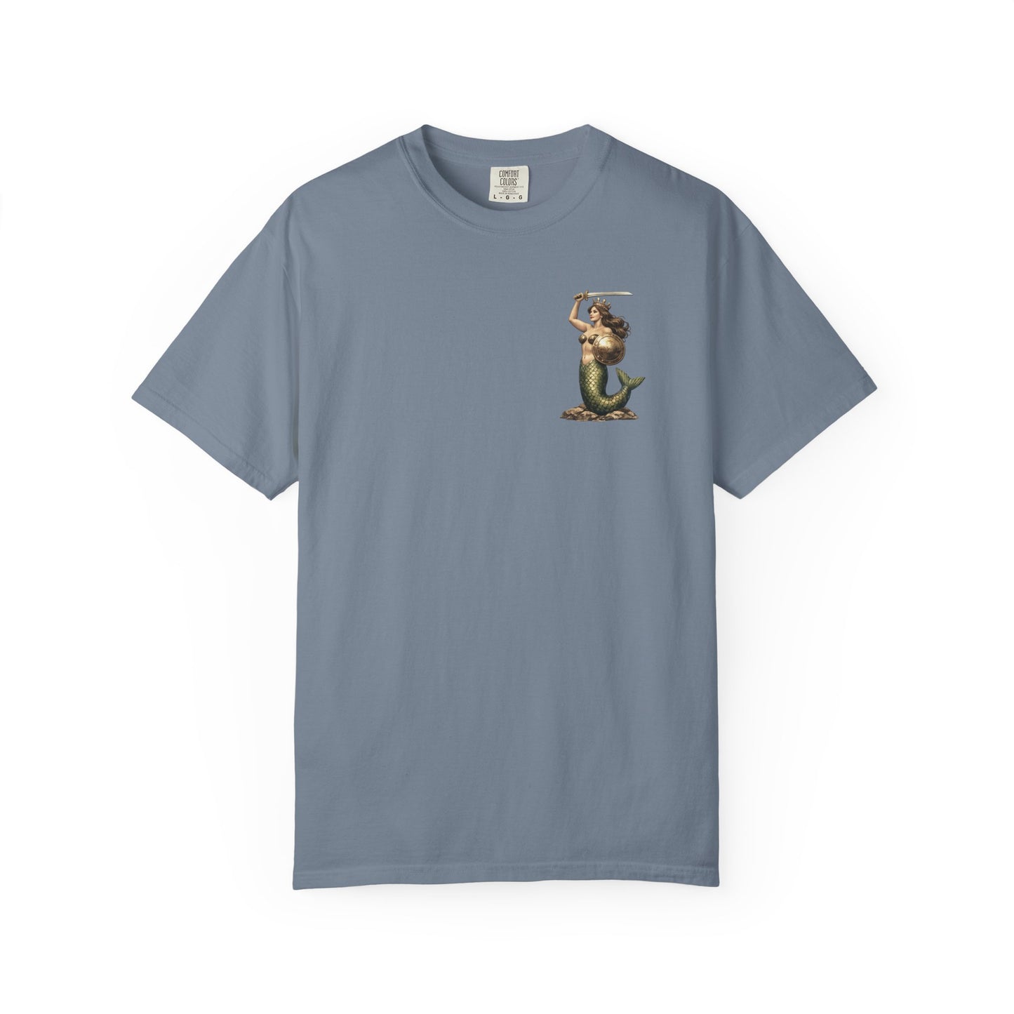 Warsaw Mermaid Shirt: Witamy w Warszawie Mermaid Vintage Postcard T-shirt, Polish Language Shirt, Poland Shirt