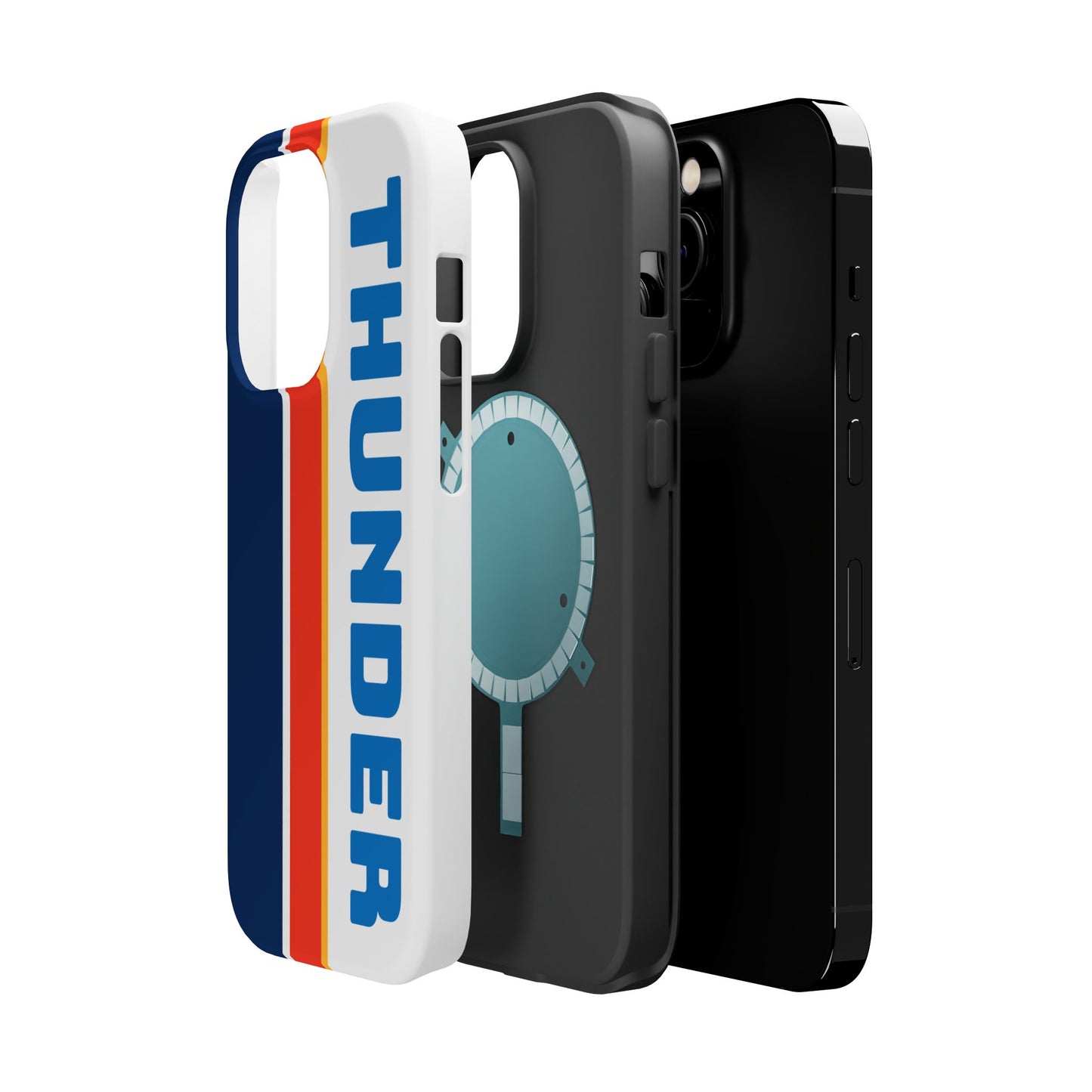 Thunder Phone Case, Magnetic Phone Case, Retro Phone Case, Basketball Gifts