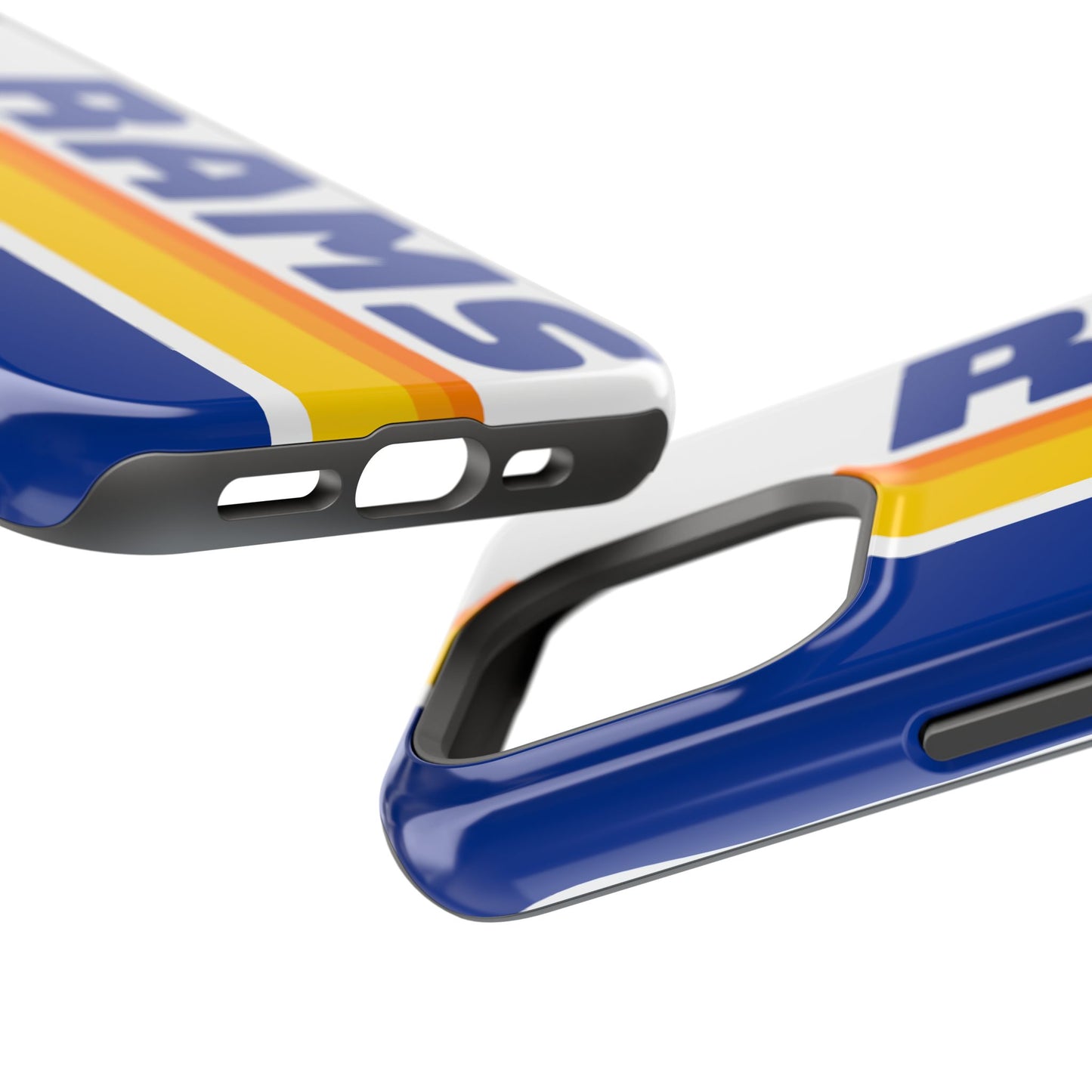 Rams Phone Case, Magnetic Phone Case, Retro Phone Case, Football Case for iPhone or Samsung