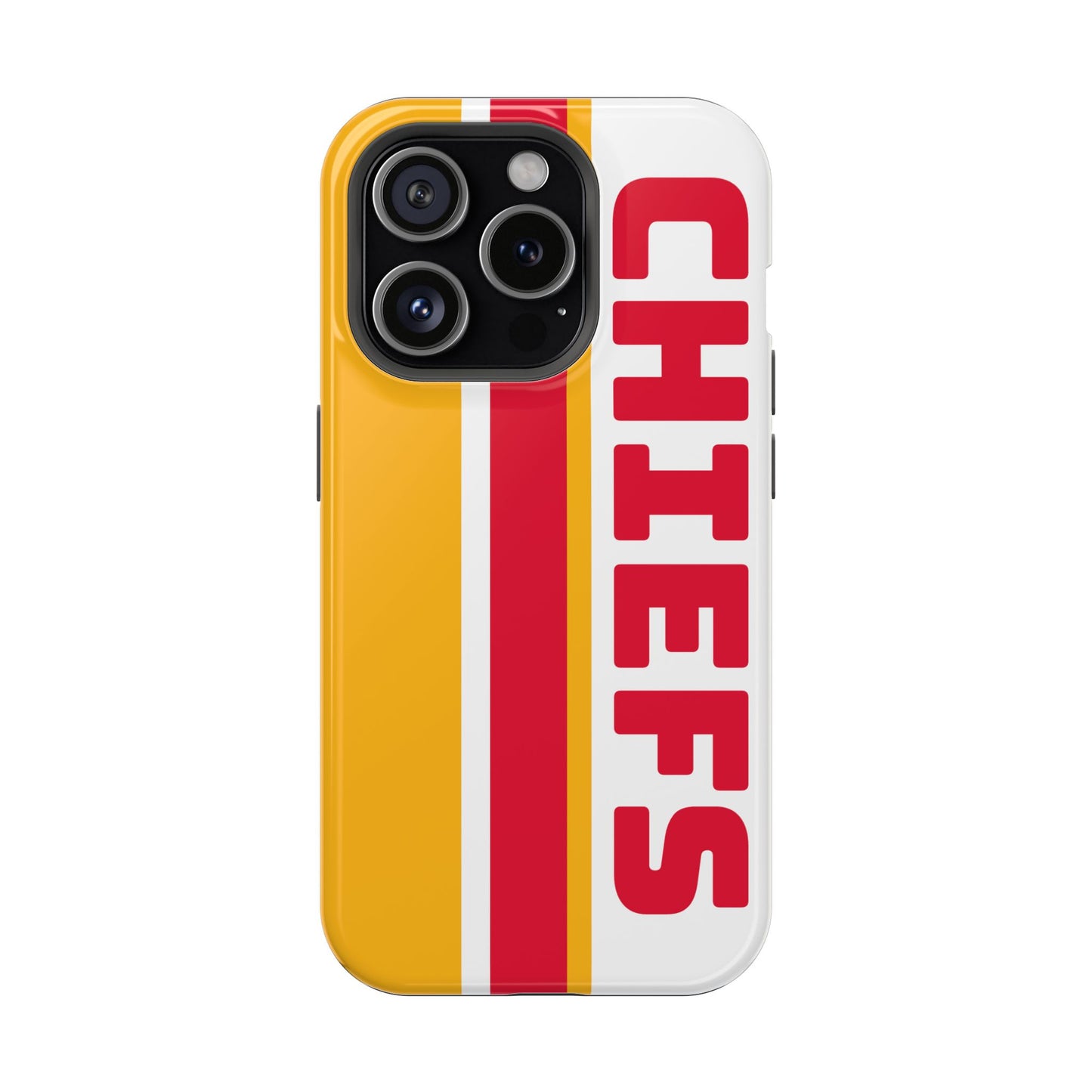 Chiefs Phone Case, Magnetic Phone Case, Retro Phone Case, Baseball Case for iPhone or Samsung, Chiefs Football Gifts