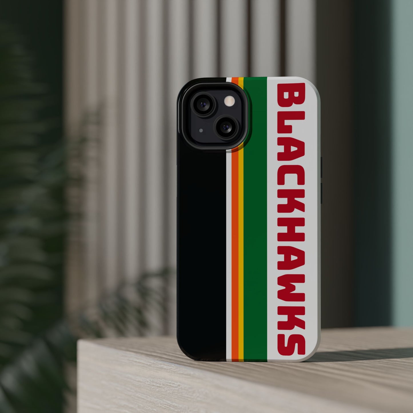 Blackhawks Phone Case, Magnetic Phone Case, Hockey Phone Case, Retro Phone Case