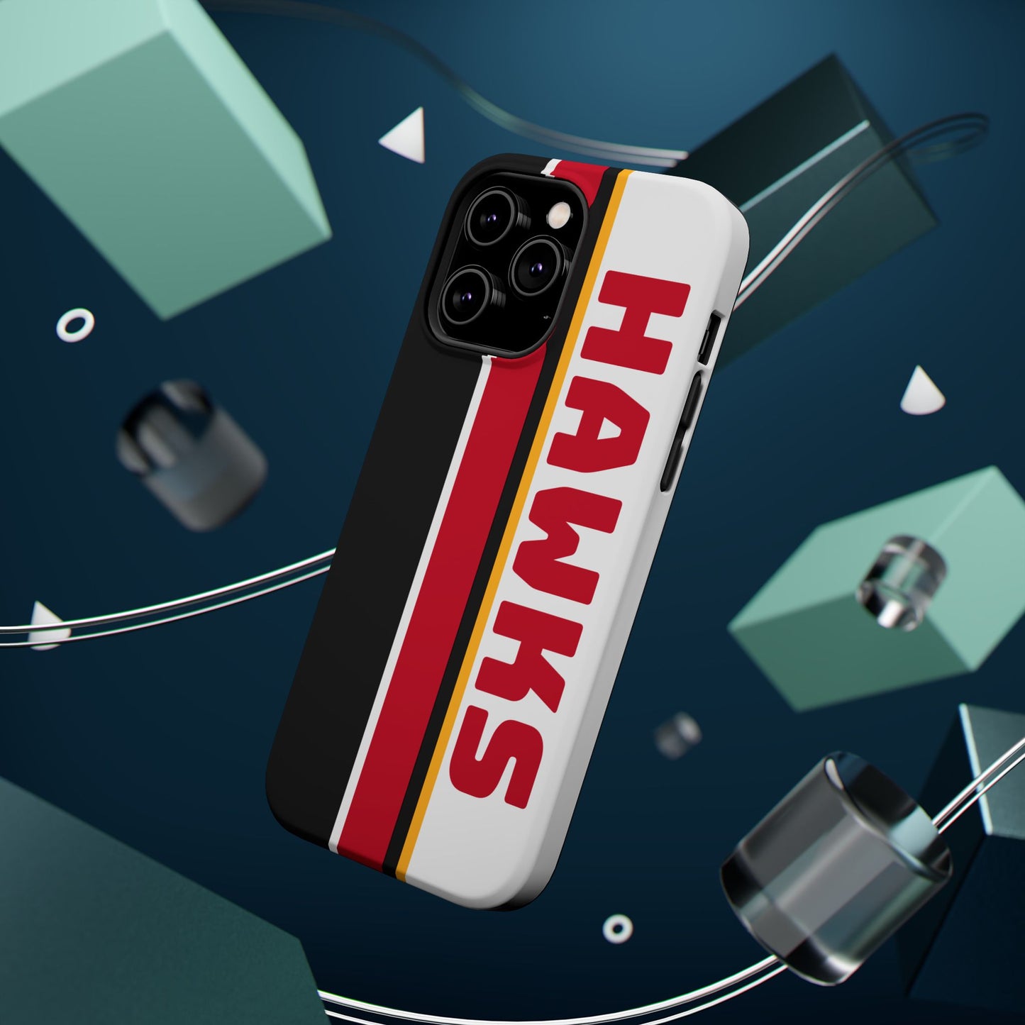 Hawks Phone Case, Magnetic Phone Case, Retro Phone Case