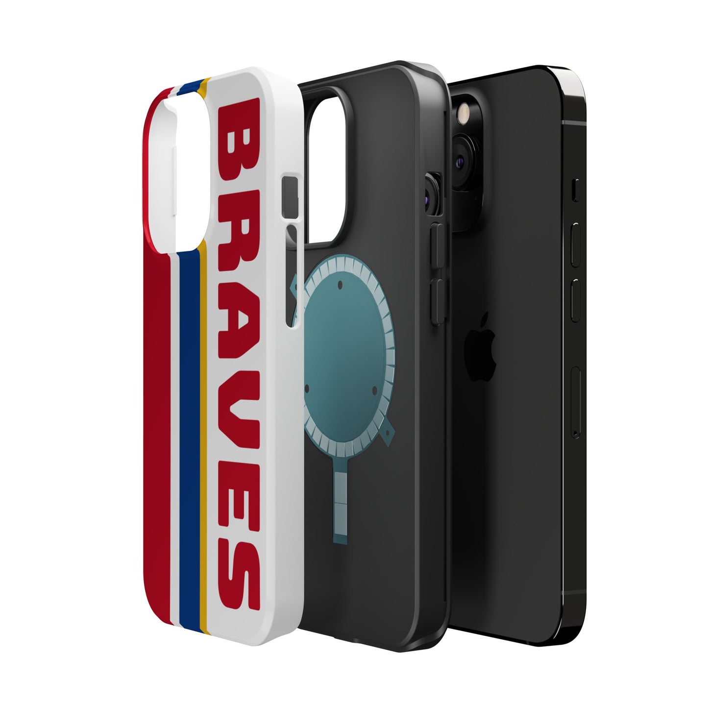 Braves Phone Case, Magnetic Phone Case, Baseball Phone Case, Retro Phone Case