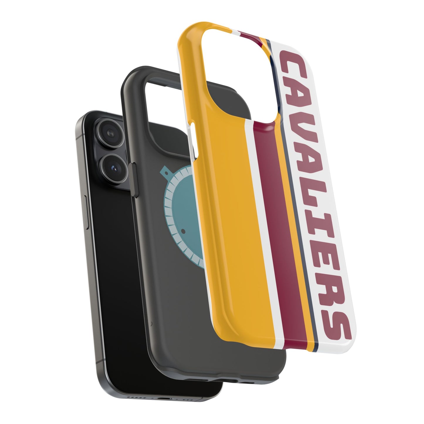 Cavaliers Phone Case, Magnetic Phone Case, Retro Phone Case, Basketball Gifts