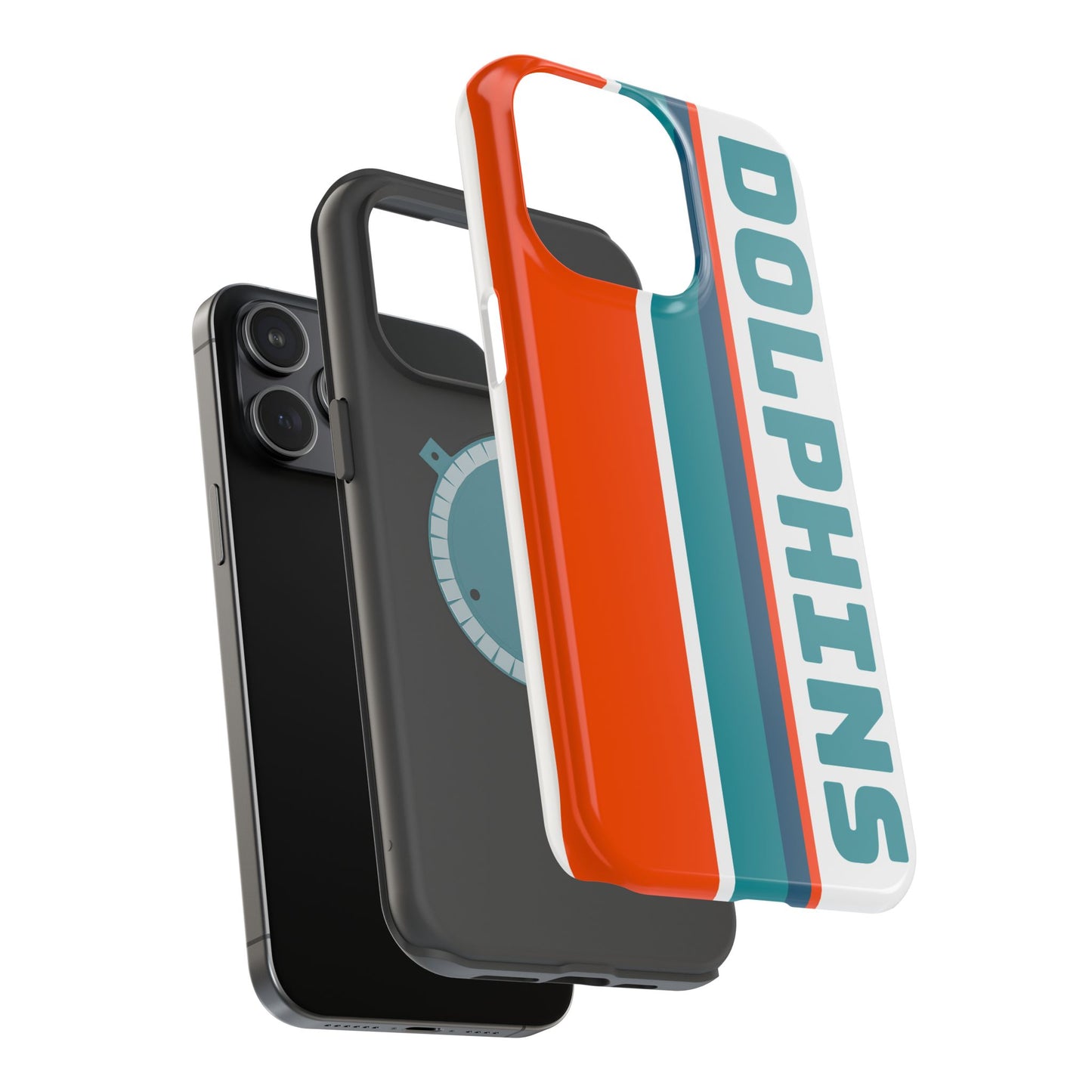 Dolphins Phone Case, Magnetic Phone Case, Retro Phone Case, Matte/Glossy Phone Case