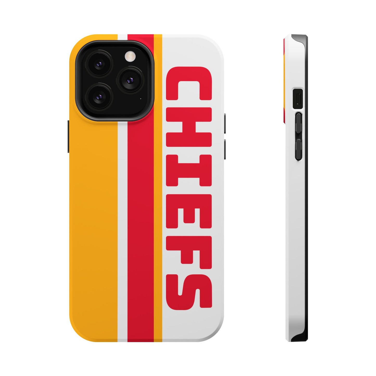 Chiefs Phone Case, Magnetic Phone Case, Retro Phone Case, Baseball Case for iPhone or Samsung, Chiefs Football Gifts