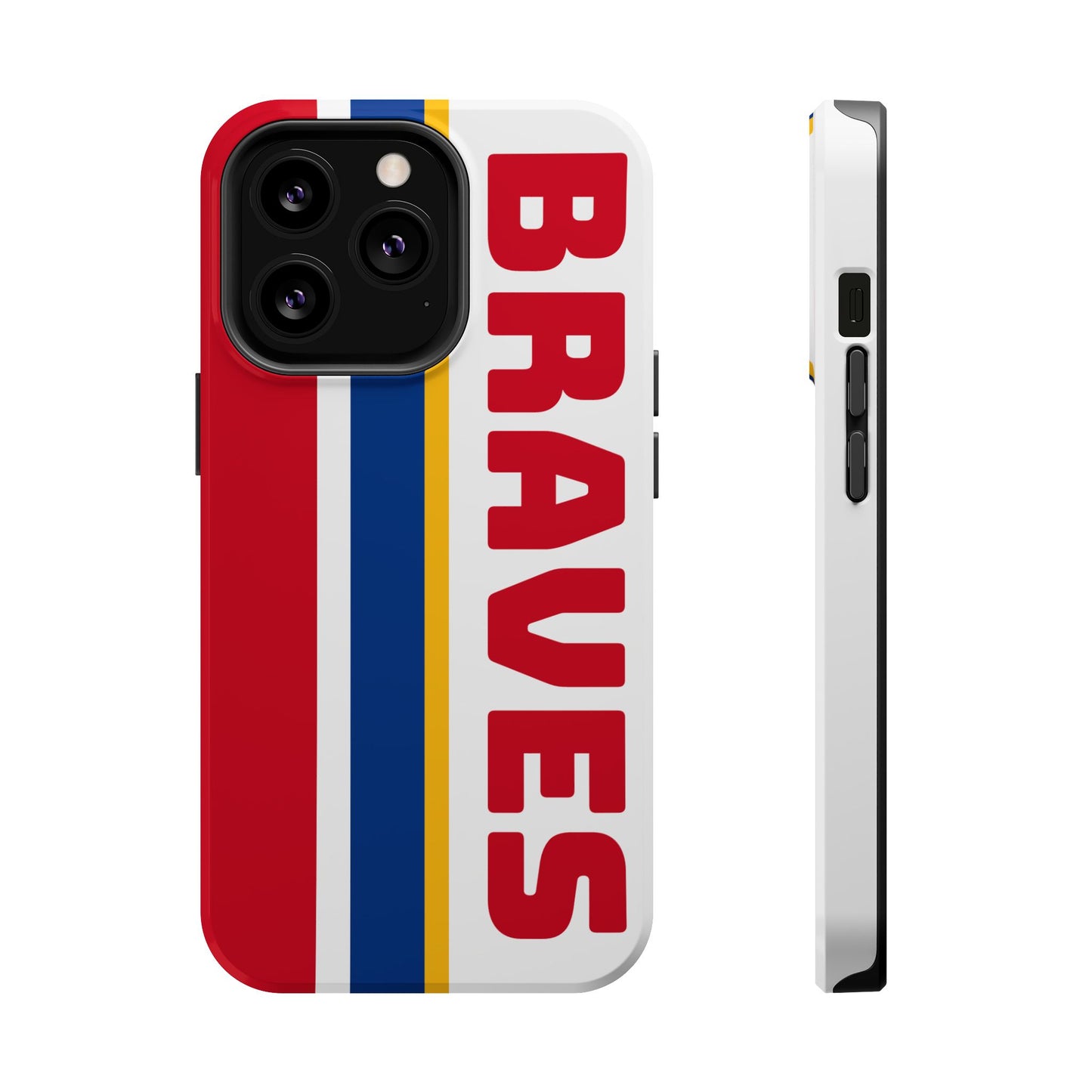 Braves Phone Case, Magnetic Phone Case, Baseball Phone Case, Retro Phone Case