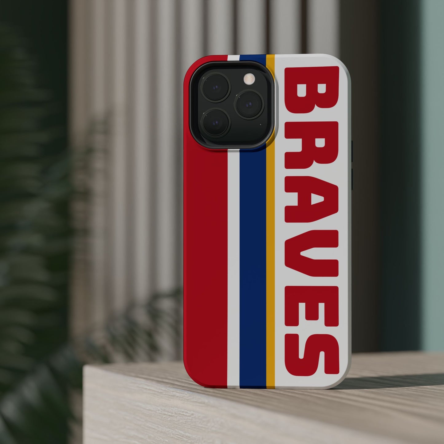 Braves Phone Case, Magnetic Phone Case, Baseball Phone Case, Retro Phone Case