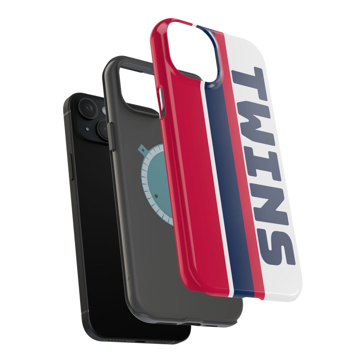 Twins Phone Case, Retro Phone Case, Case for iPhone, Case for Samsung, Baseball Phone Case