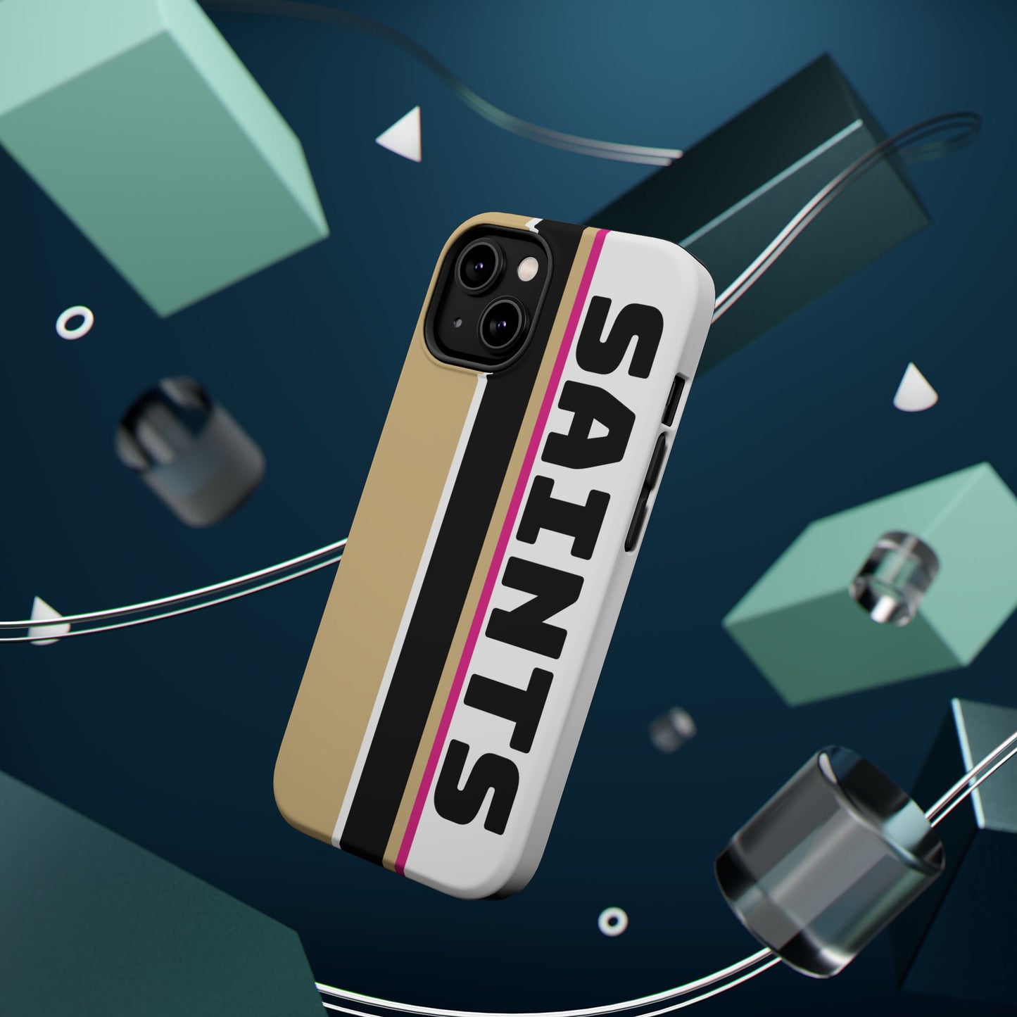 Saints Phone Case, Magnetic Phone Case, Retro Phone Case, Football Gifts