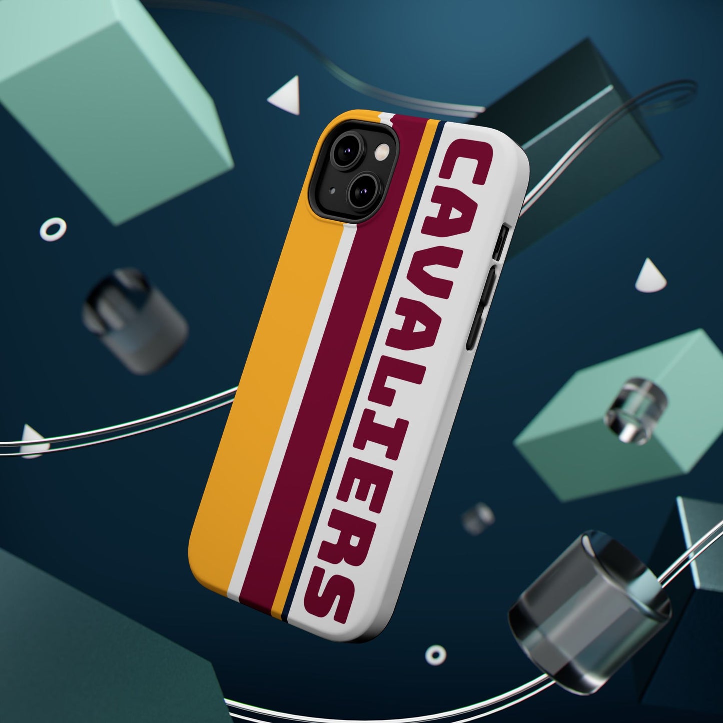 Cavaliers Phone Case, Magnetic Phone Case, Retro Phone Case, Basketball Gifts