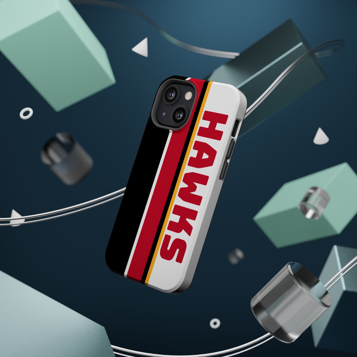 Hawks Phone Case, Magnetic Phone Case, Retro Phone Case