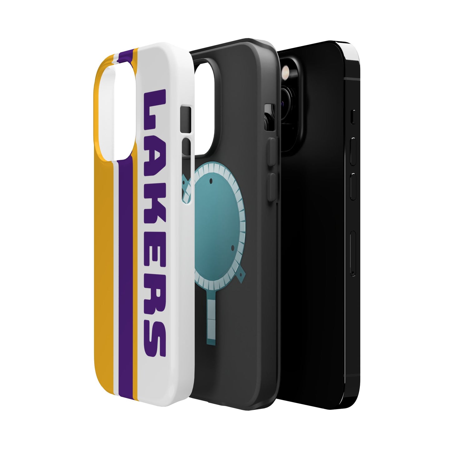 Lakers Phone Case, Magnetic Phone Case, Retro Phone Case, Basketball Gifts