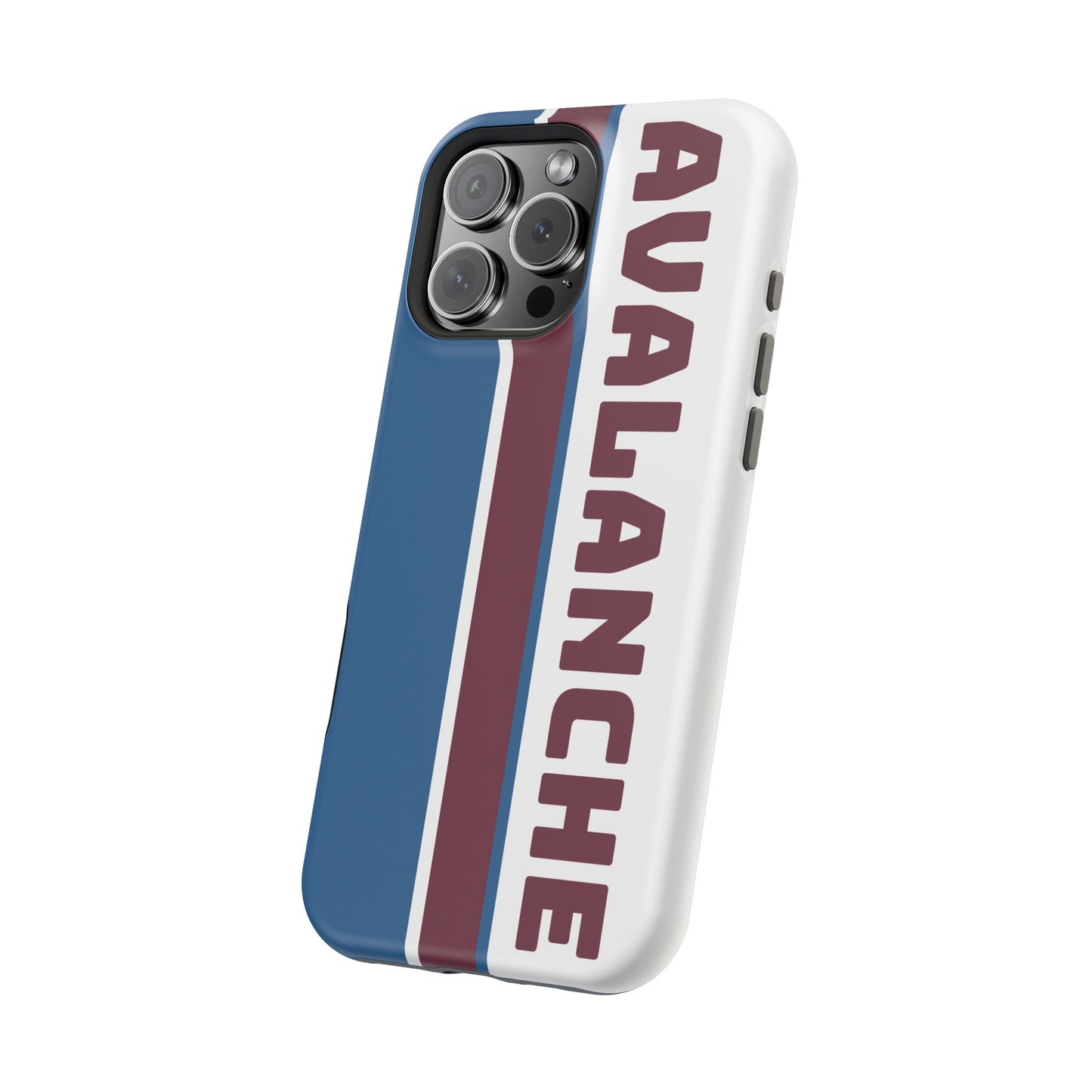 Avalanche Phone Case, Magnetic Phone Case, Retro Phone Case, Matte/Glossy Phone Case, Hockey Gifts