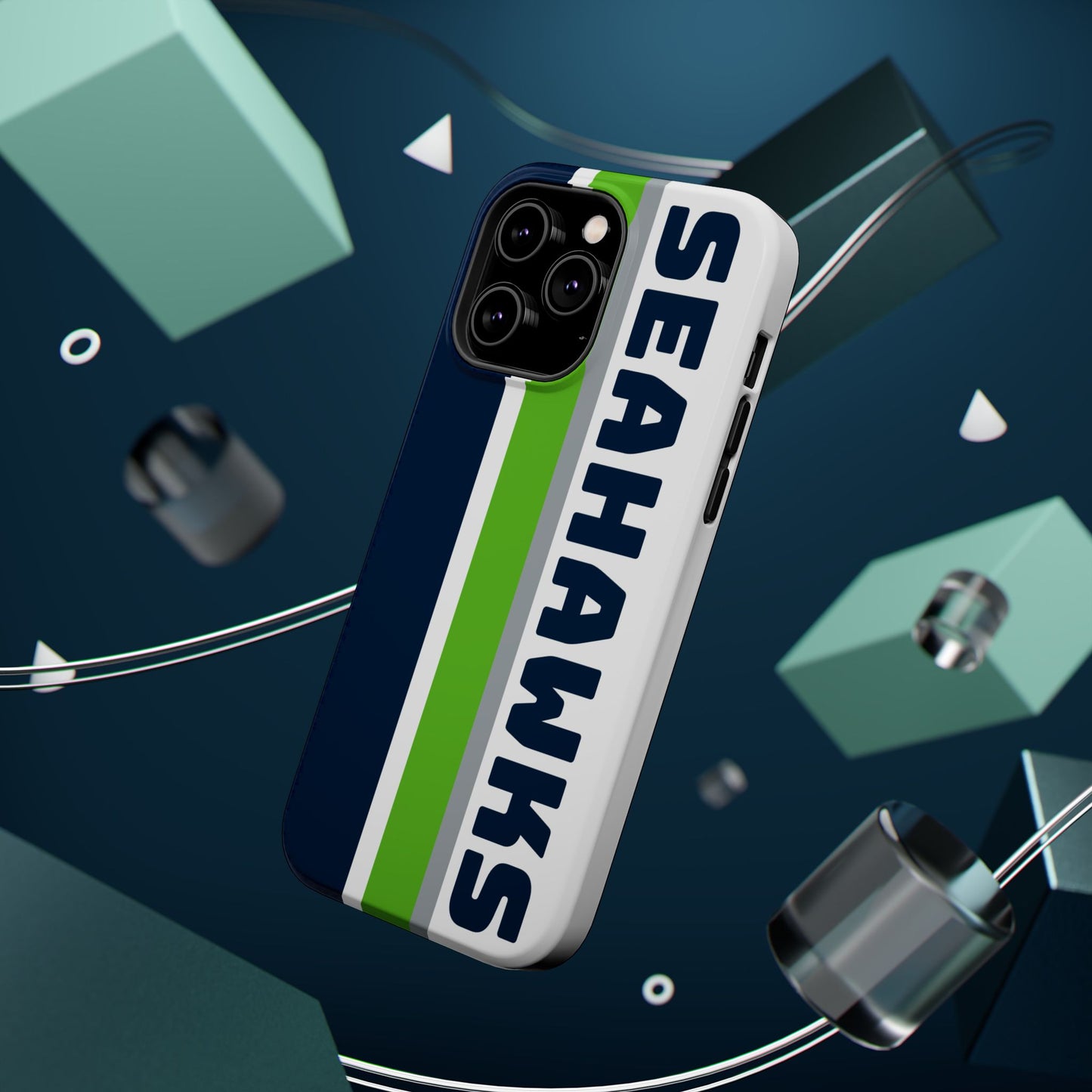 Seahawks Phone Case, Magnetic Phone Case, Retro Phone Case, Football Case for iPhone or Samsung