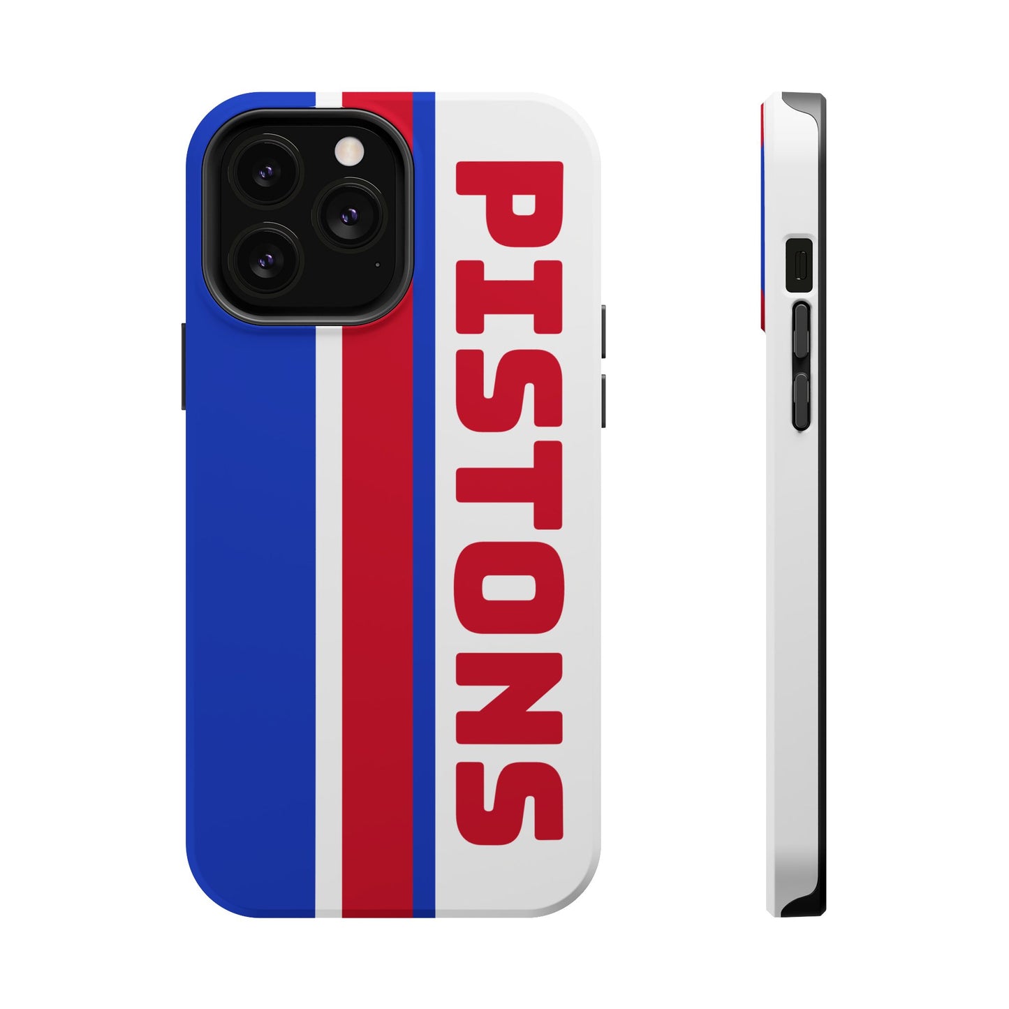Pistons Phone Case, Magnetic Phone Case, Retro Phone Case, Basketball Gifts