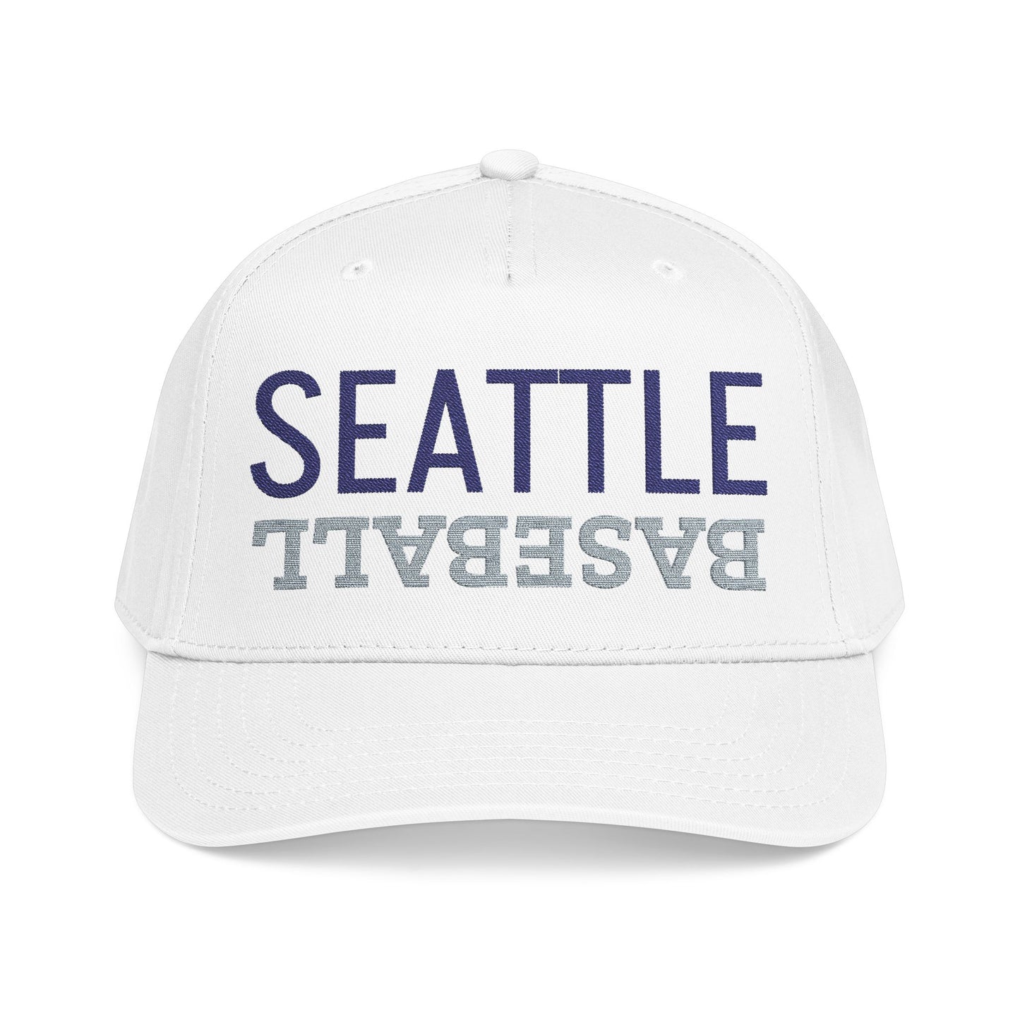 Embroidered Seattle Baseball Hat, Mid Profile Baseball Cap, Sports Gifts