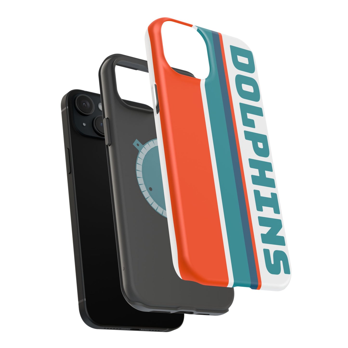 Dolphins Phone Case, Magnetic Phone Case, Retro Phone Case, Matte/Glossy Phone Case