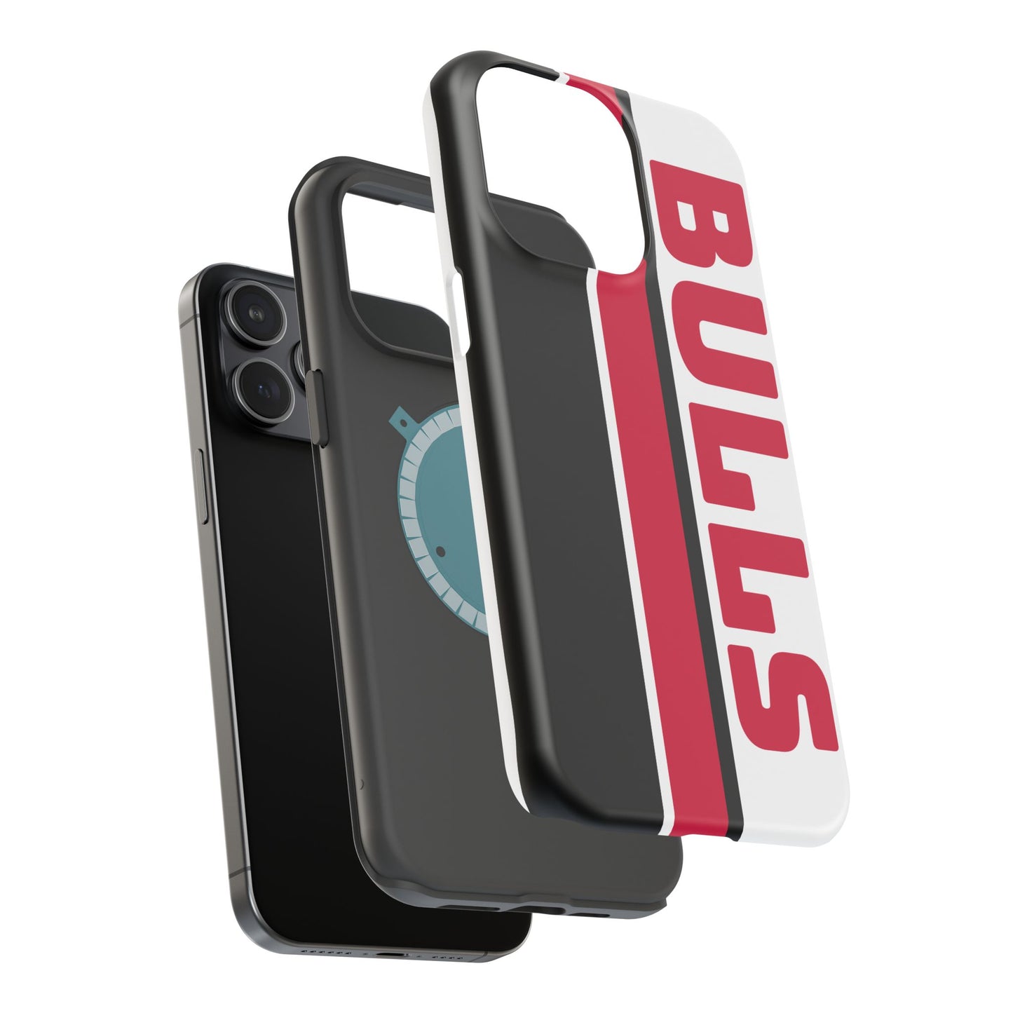 Bulls Phone Case, Magnetic Phone Case, Retro Phone Case