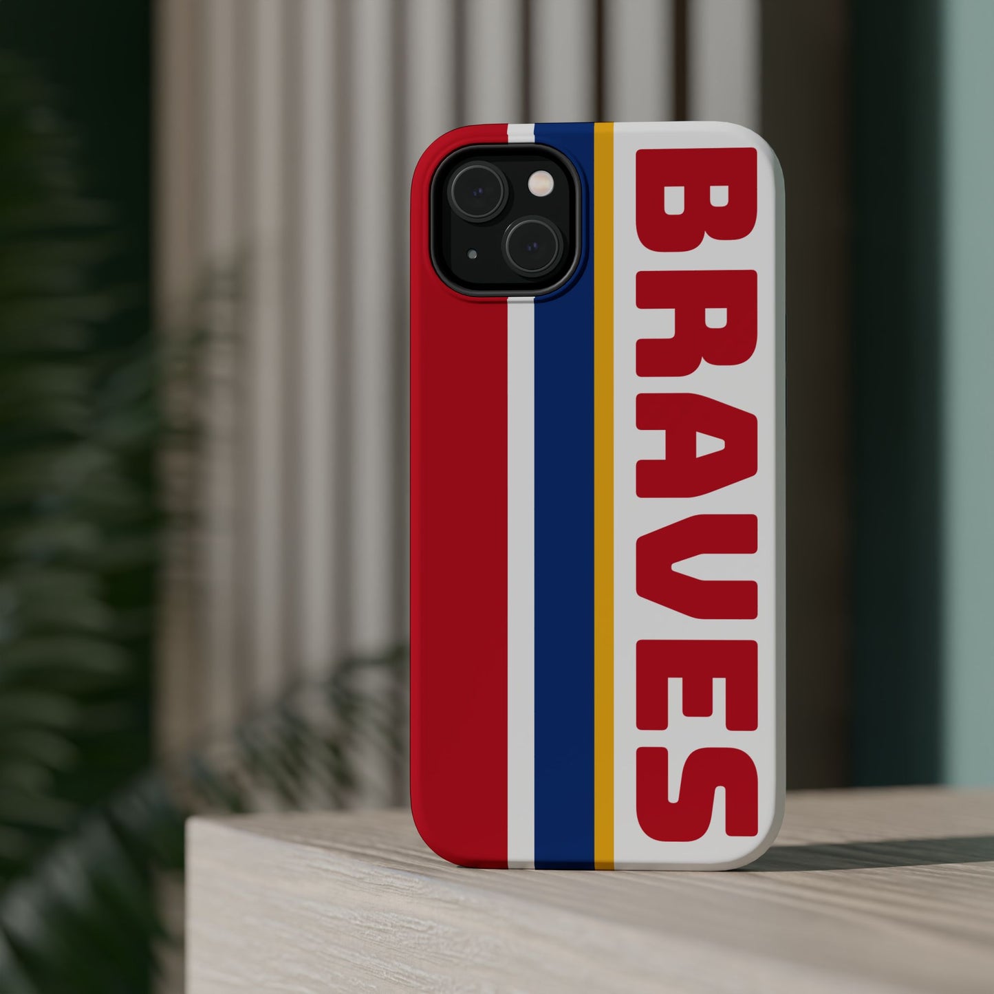 Braves Phone Case, Magnetic Phone Case, Baseball Phone Case, Retro Phone Case