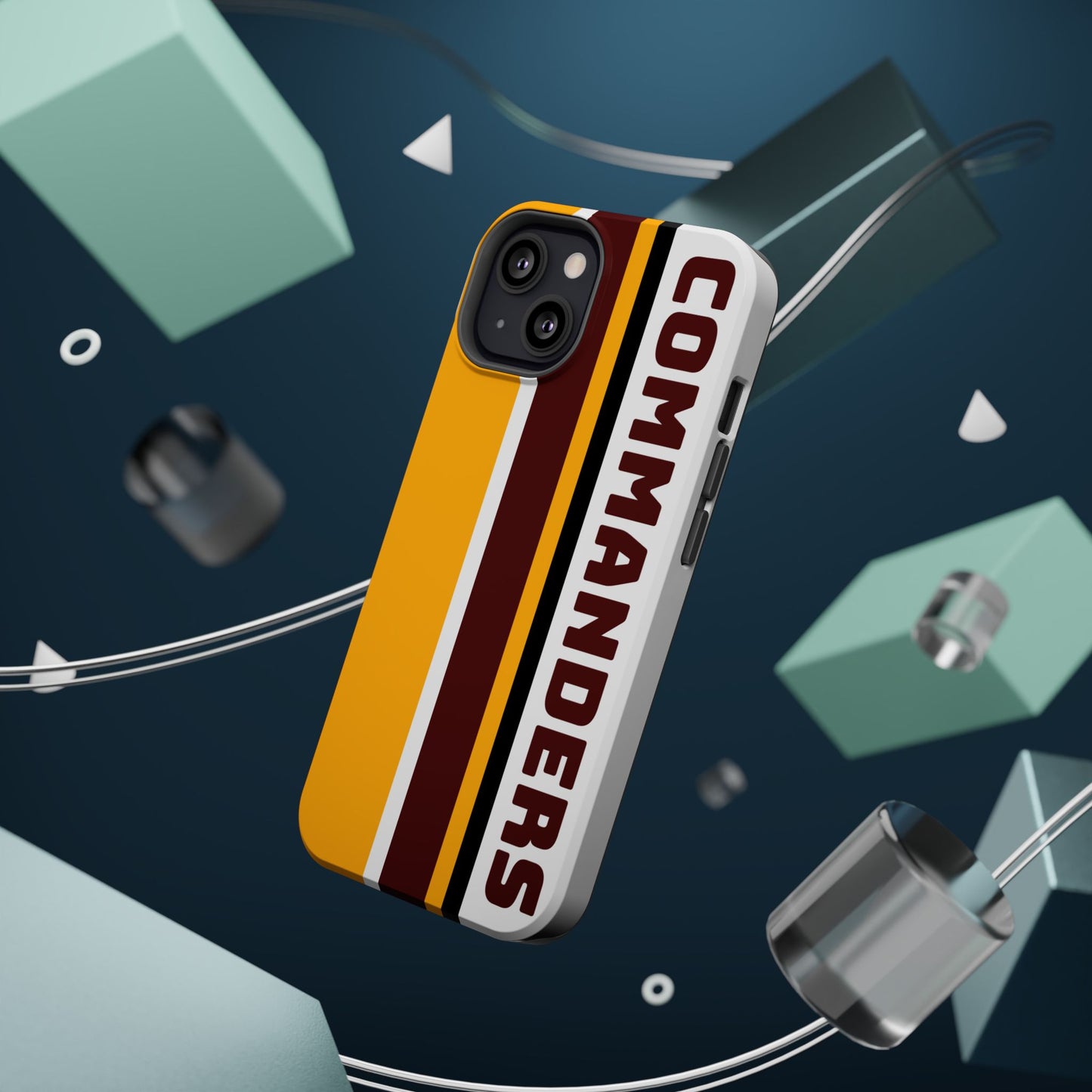 Commanders Phone Case, Magnetic Phone Case, Retro Phone Case, Football Gifts