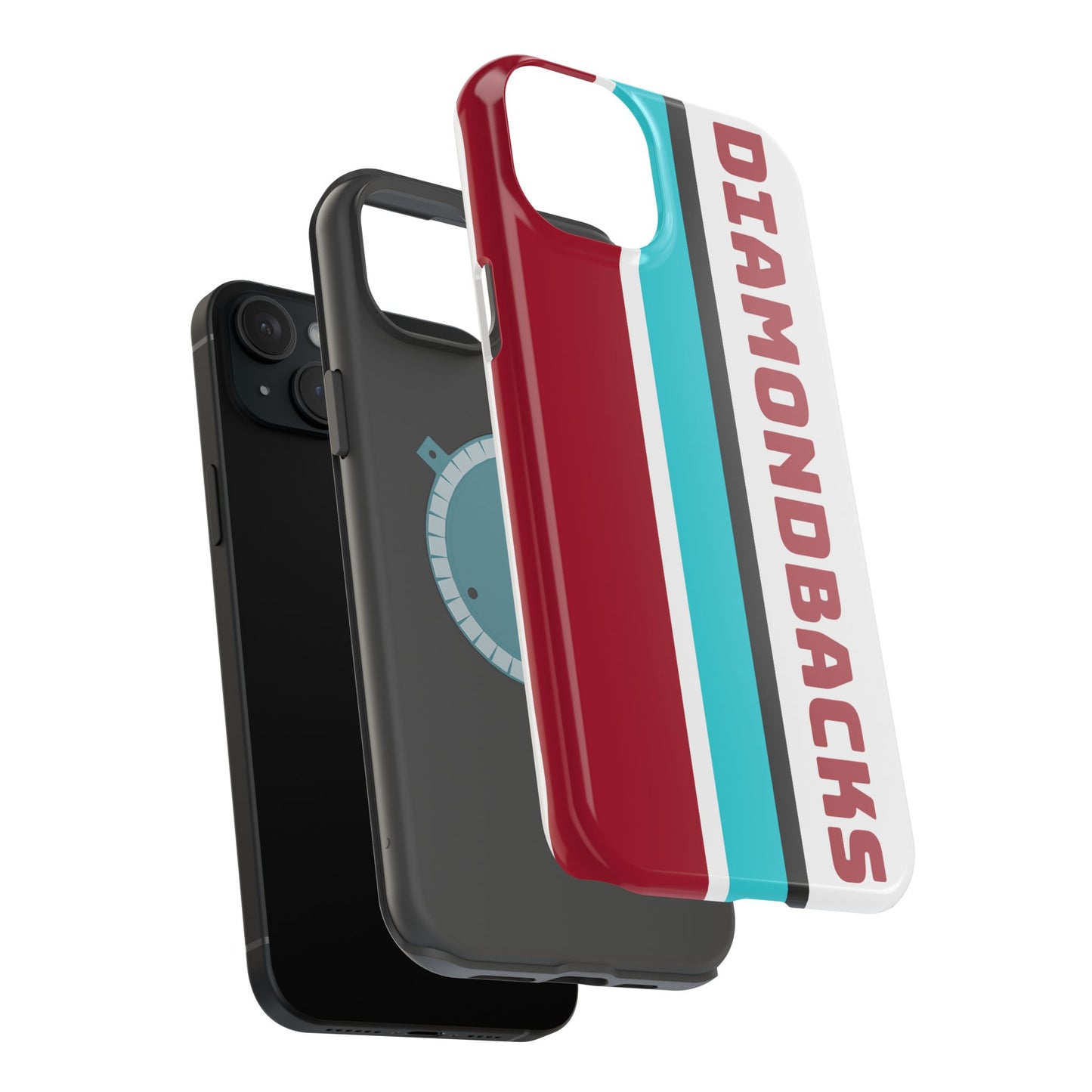 Diamondbacks Phone Case, Magnetic Phone Case, Retro Phone Case, Baseball Case for iPhone or Samsung
