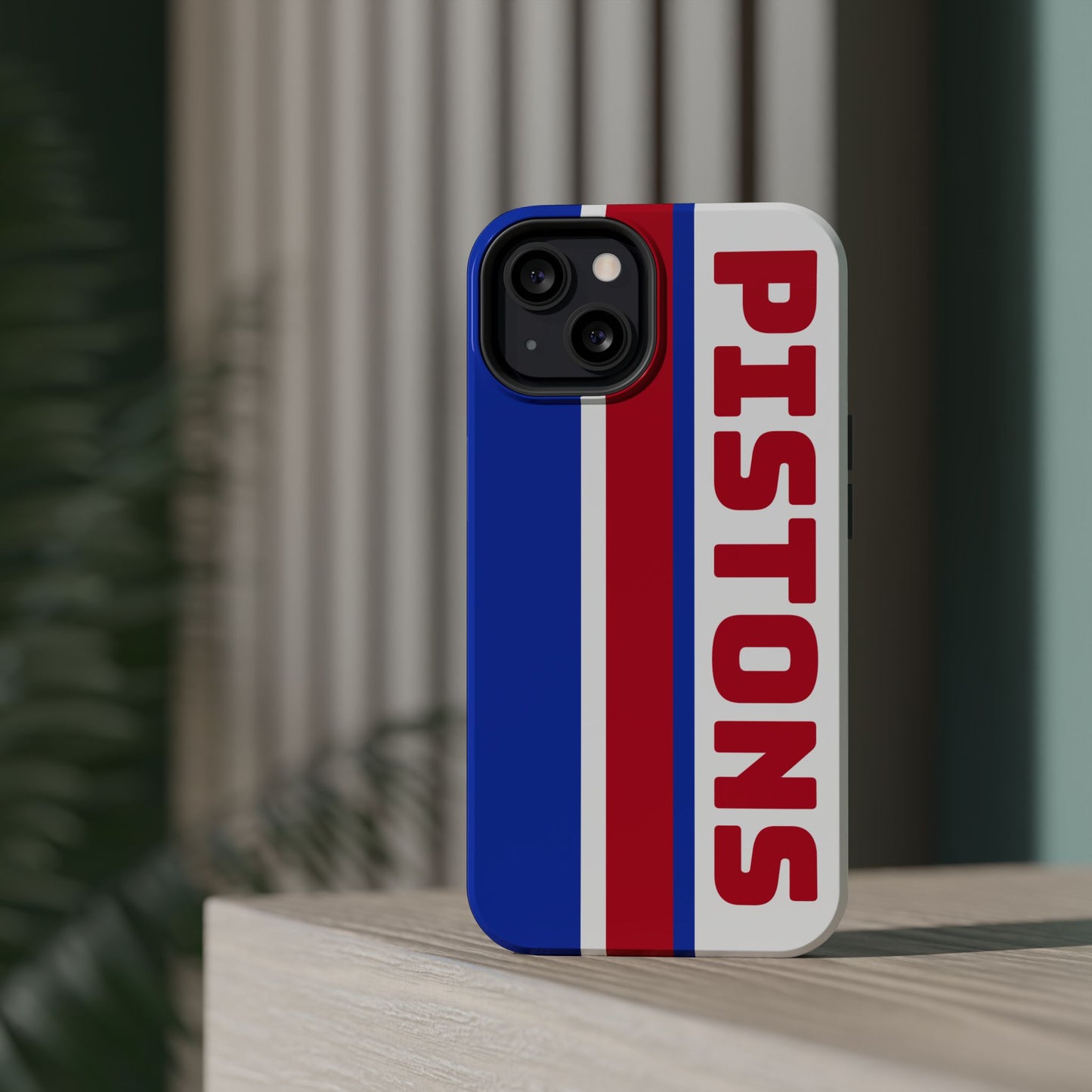 Pistons Phone Case, Magnetic Phone Case, Retro Phone Case, Basketball Gifts