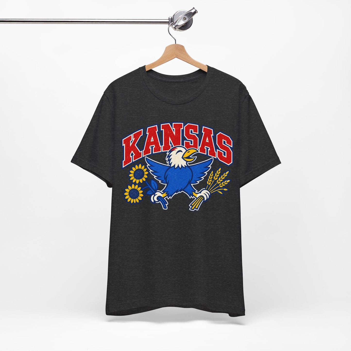 Vintage Kansas T-Shirt, Sunflower Shirt, Pop Art Graphic Tee, Sports Gifts