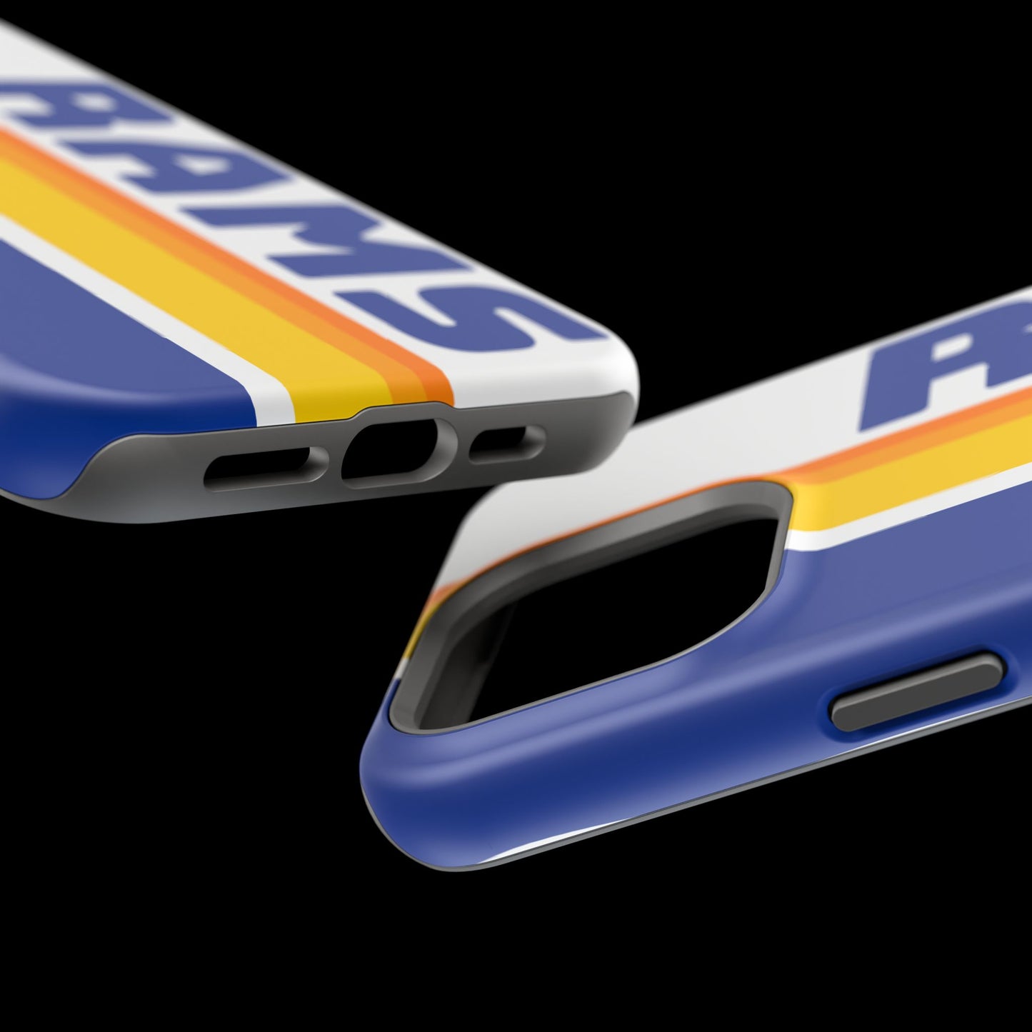 Rams Phone Case, Magnetic Phone Case, Retro Phone Case, Football Case for iPhone or Samsung