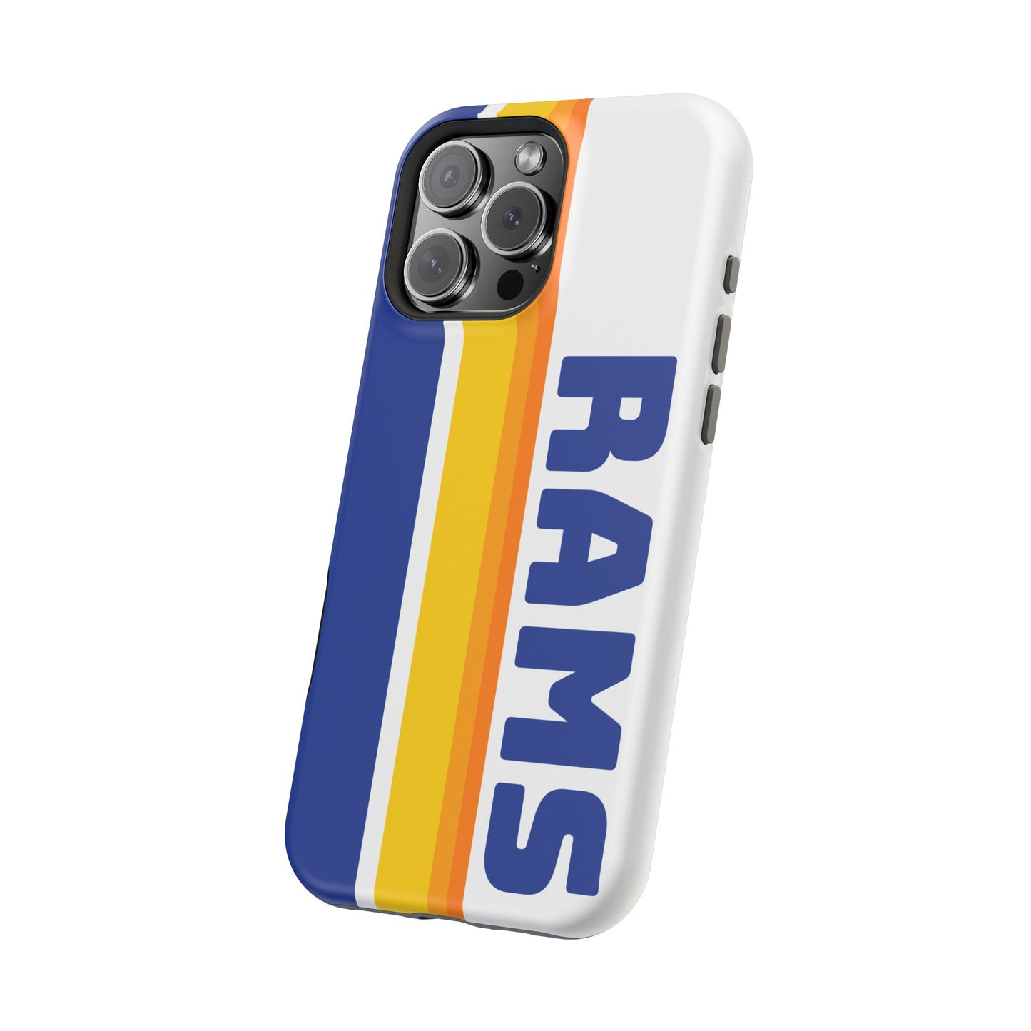 Rams Phone Case, Magnetic Phone Case, Retro Phone Case, Football Case for iPhone or Samsung