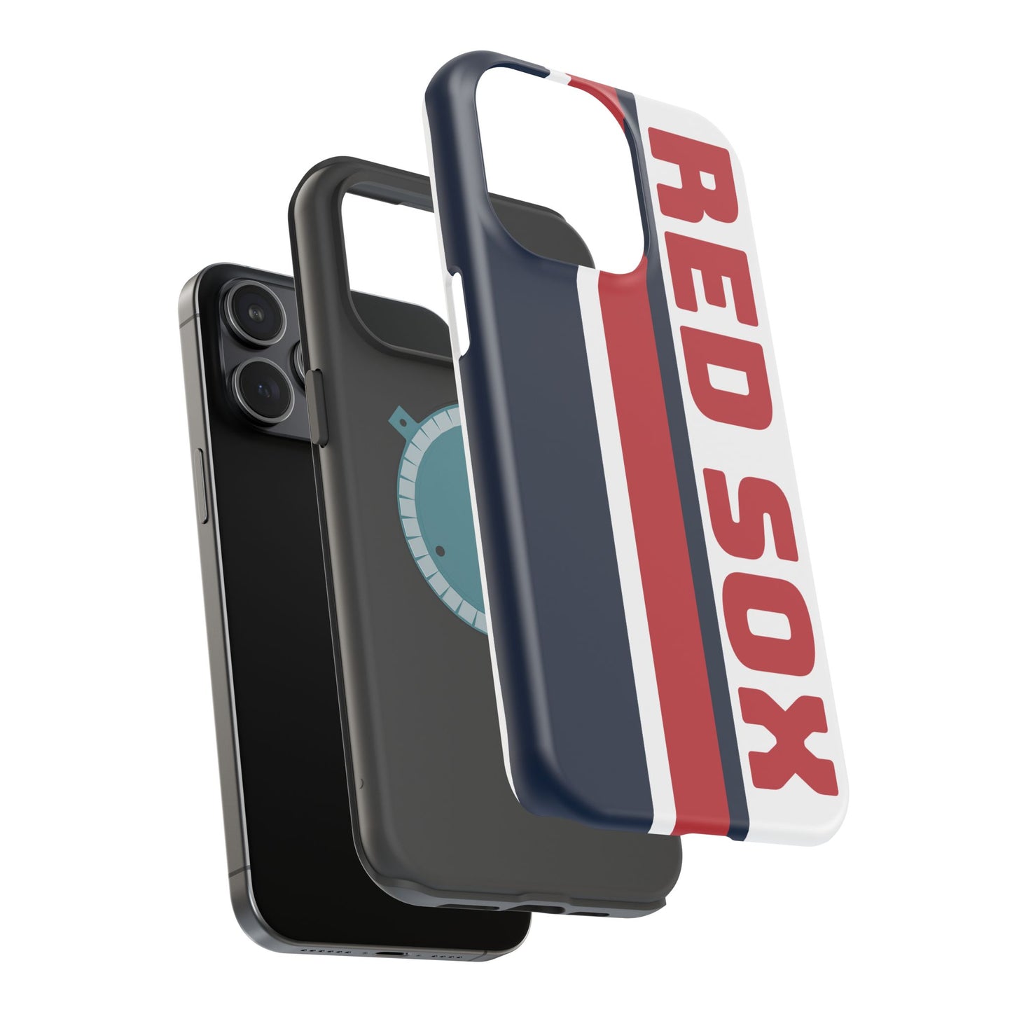 Red Sox Phone Case, Magnetic Phone Case, Retro Phone Case, Baseball Case for iPhone or Samsung