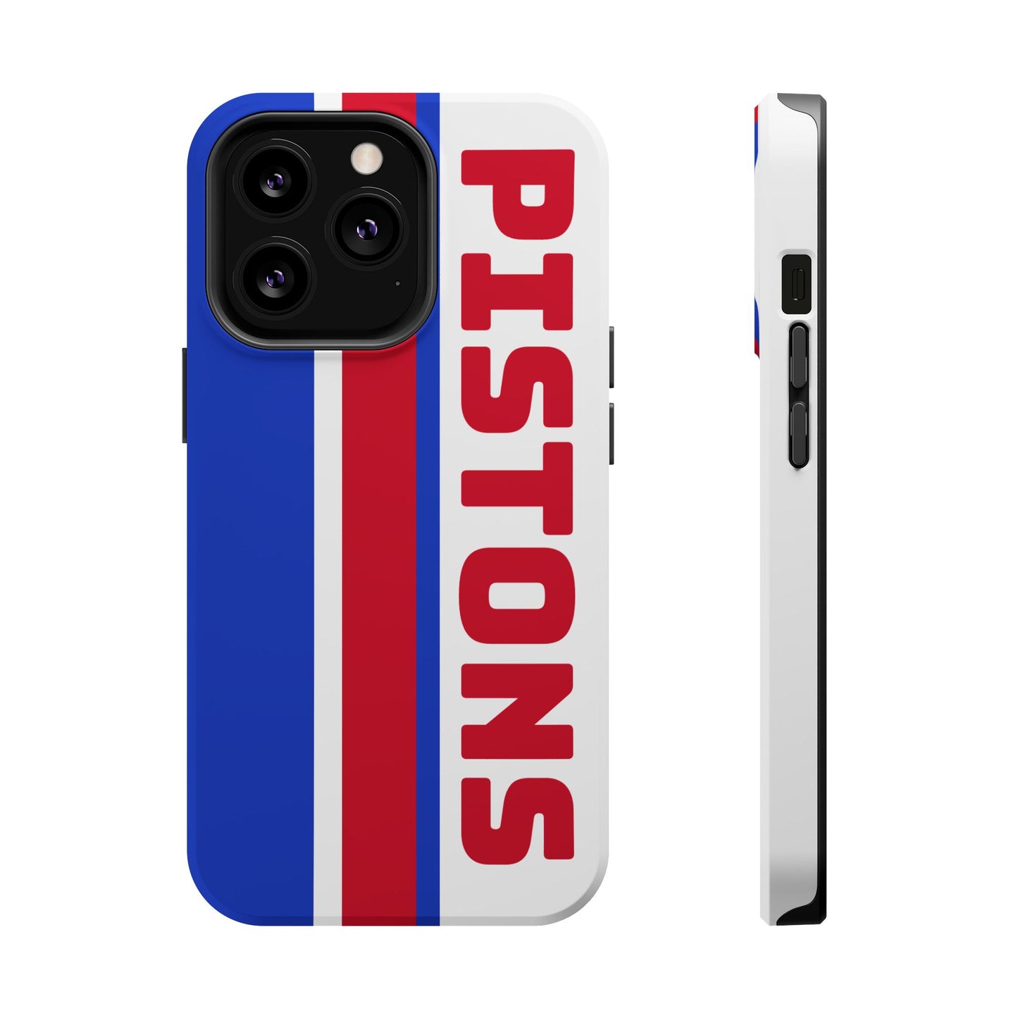 Pistons Phone Case, Magnetic Phone Case, Retro Phone Case, Basketball Gifts