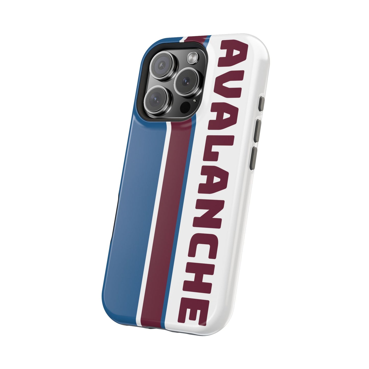 Avalanche Phone Case, Magnetic Phone Case, Retro Phone Case, Matte/Glossy Phone Case, Hockey Gifts