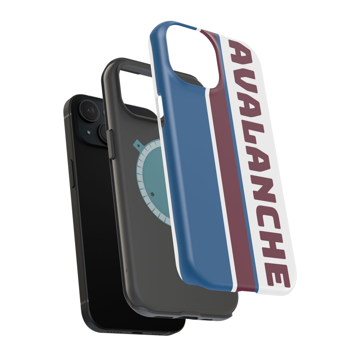 Avalanche Phone Case, Magnetic Phone Case, Retro Phone Case, Matte/Glossy Phone Case, Hockey Gifts