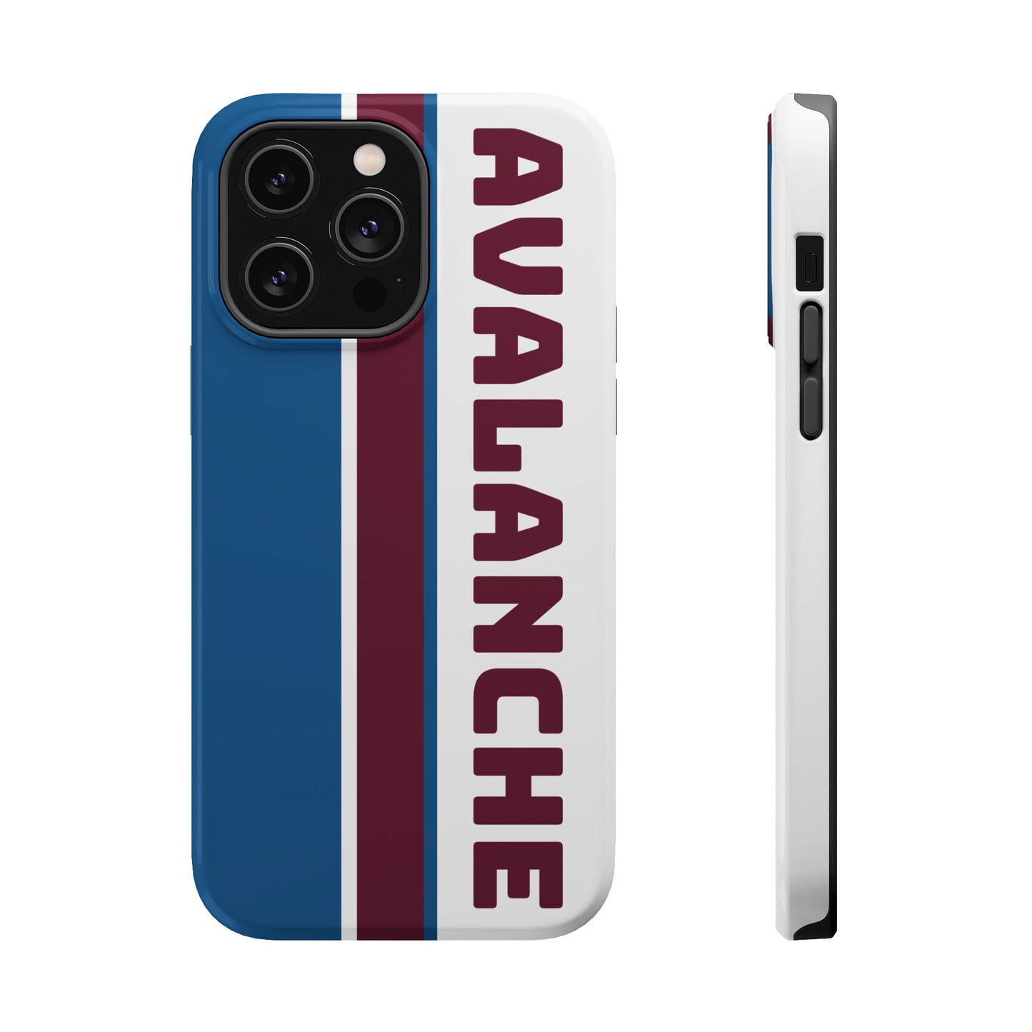 Avalanche Phone Case, Magnetic Phone Case, Retro Phone Case, Matte/Glossy Phone Case, Hockey Gifts