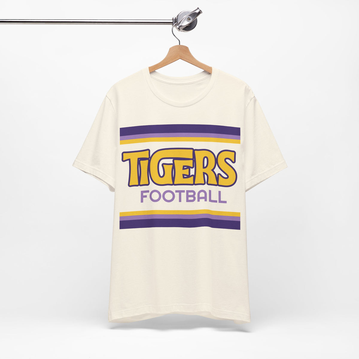 Retro Tigers Shirt, Vintage Striped Tigers T-Shirt