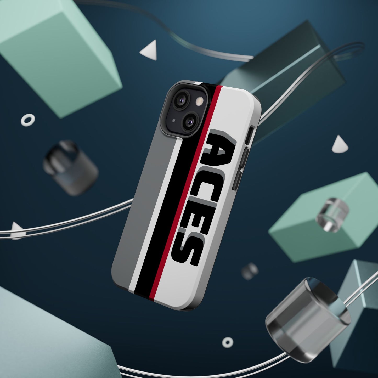 Aces Phone Case, Magnetic Phone Case, Retro Phone Case, Basketball Gifts