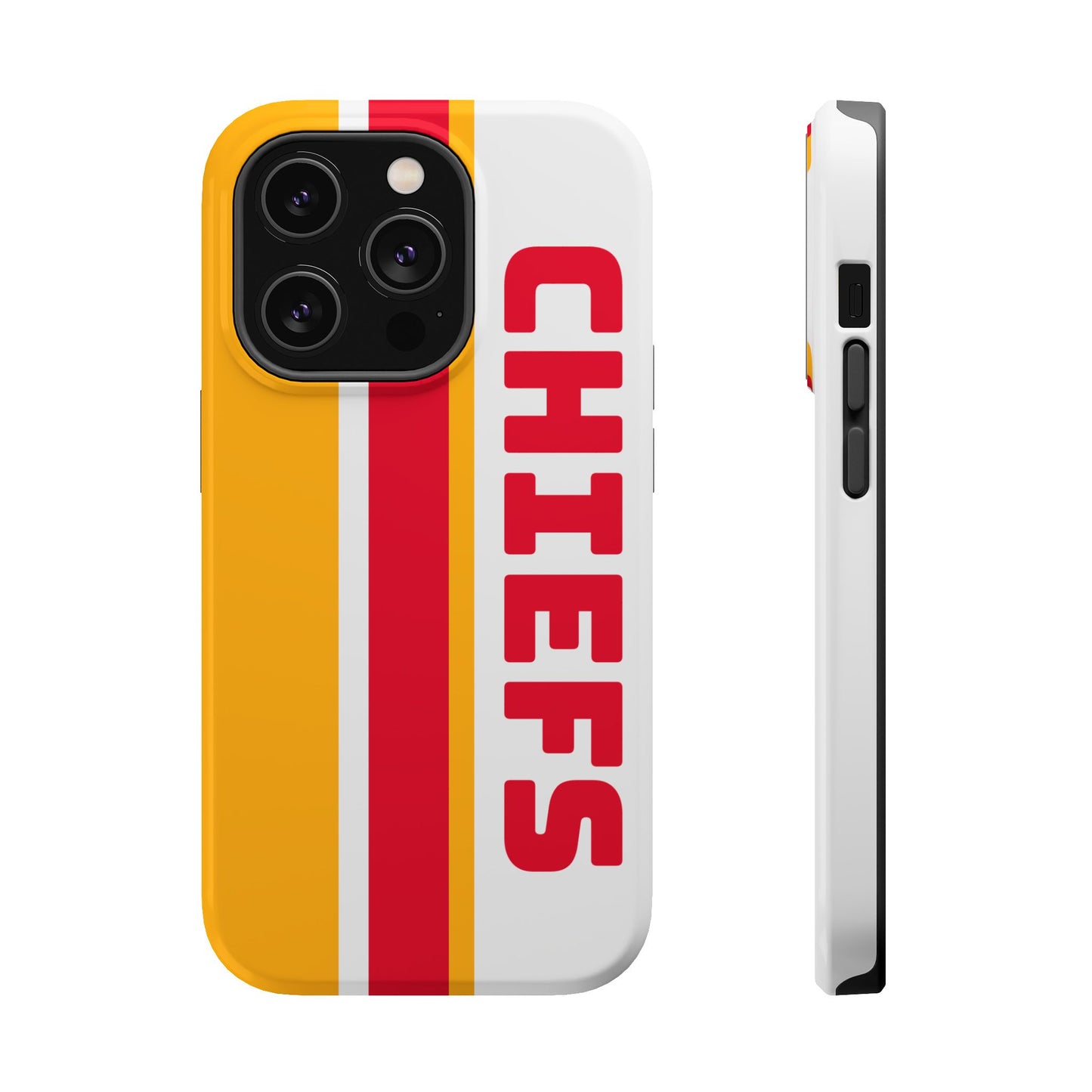 Chiefs Phone Case, Magnetic Phone Case, Retro Phone Case, Baseball Case for iPhone or Samsung, Chiefs Football Gifts
