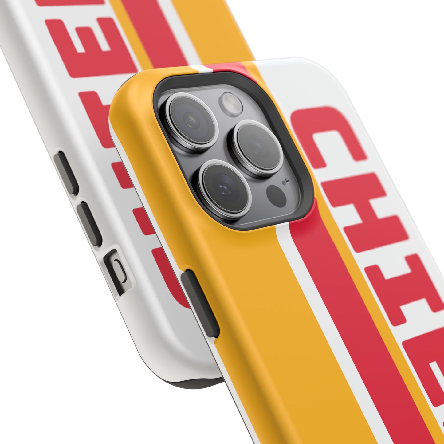 Chiefs Phone Case, Magnetic Phone Case, Retro Phone Case, Baseball Case for iPhone or Samsung, Chiefs Football Gifts