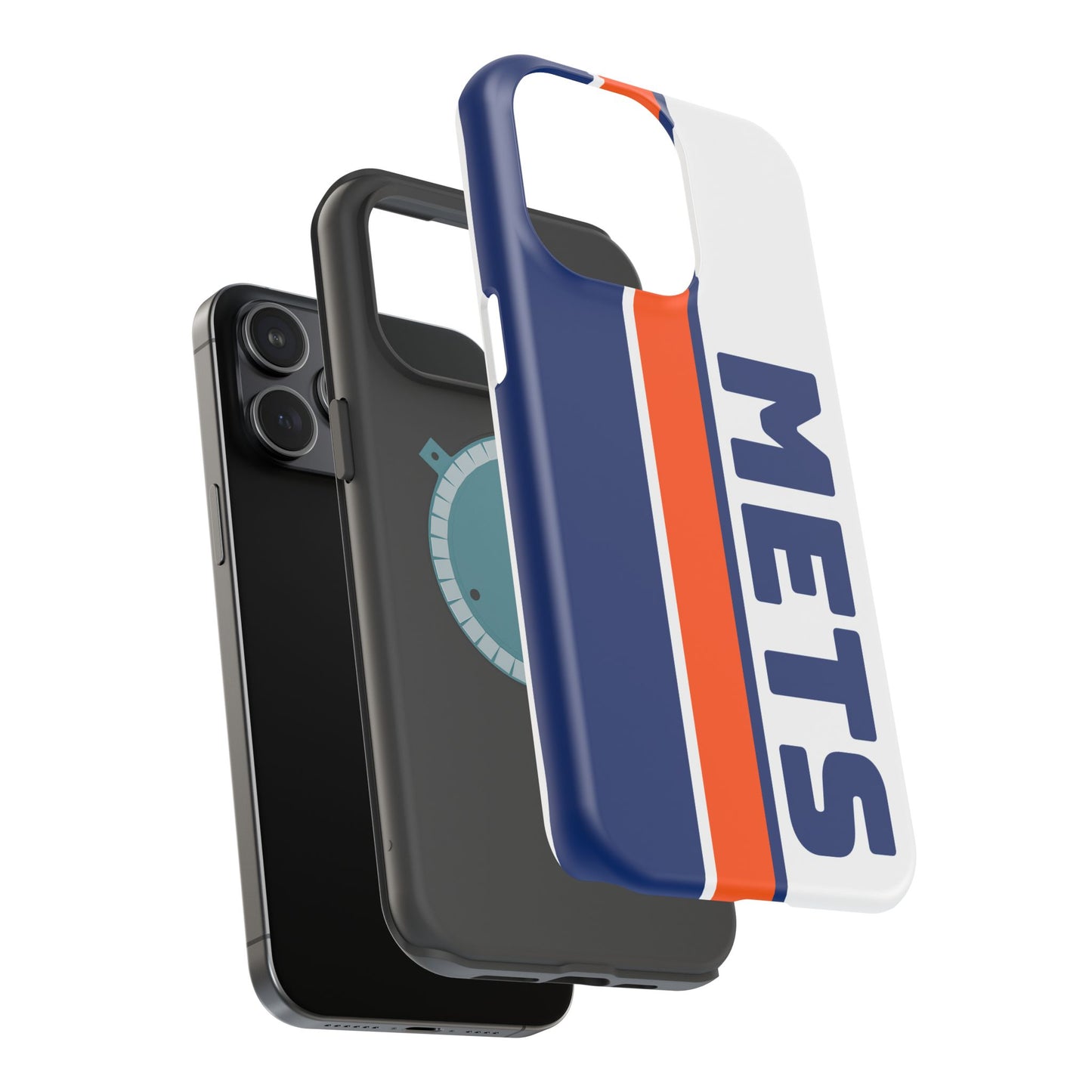 Mets Phone Case, Magnetic Phone Case, Retro Phone Case, Baseball Case for iPhone or Samsung