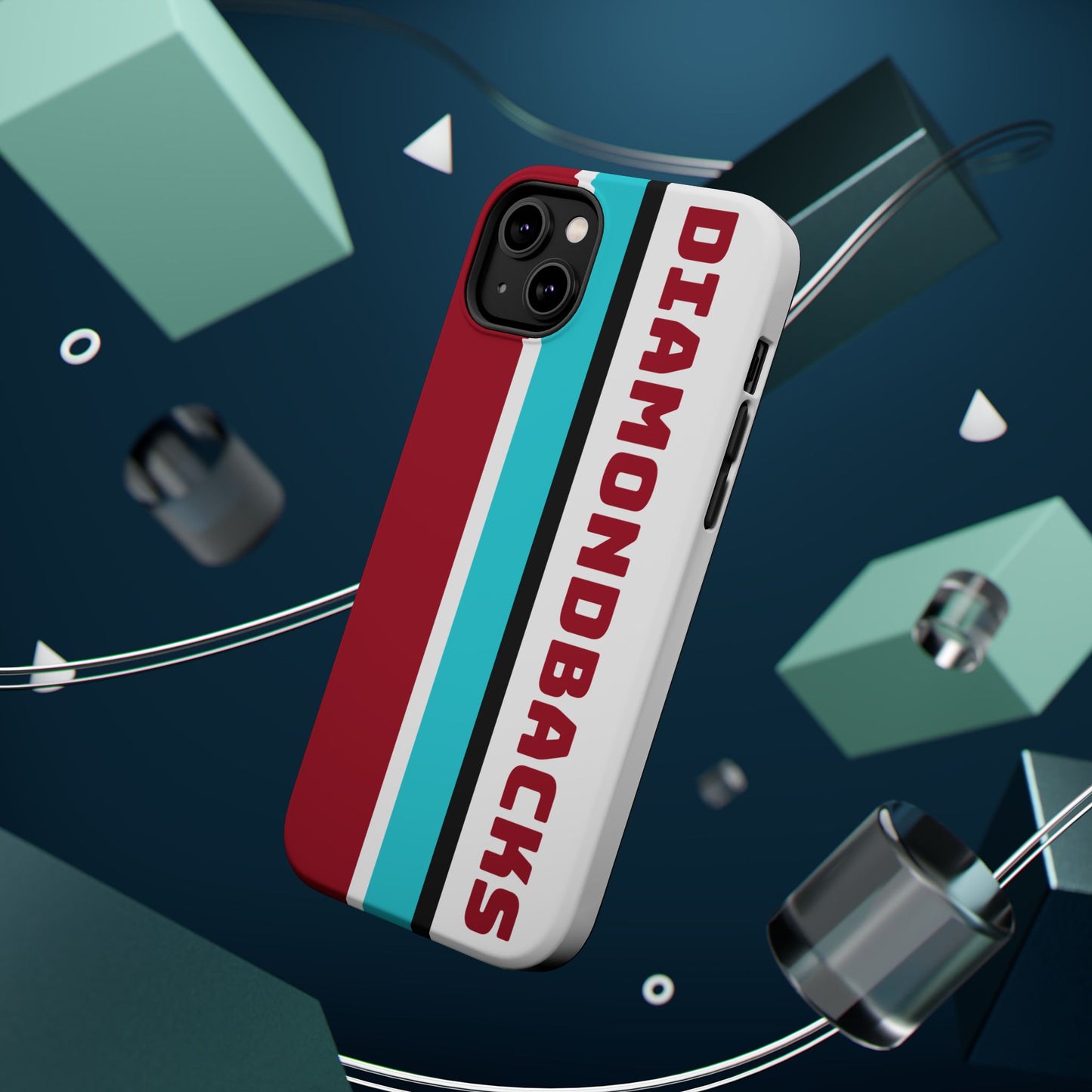Diamondbacks Phone Case, Magnetic Phone Case, Retro Phone Case, Baseball Case for iPhone or Samsung