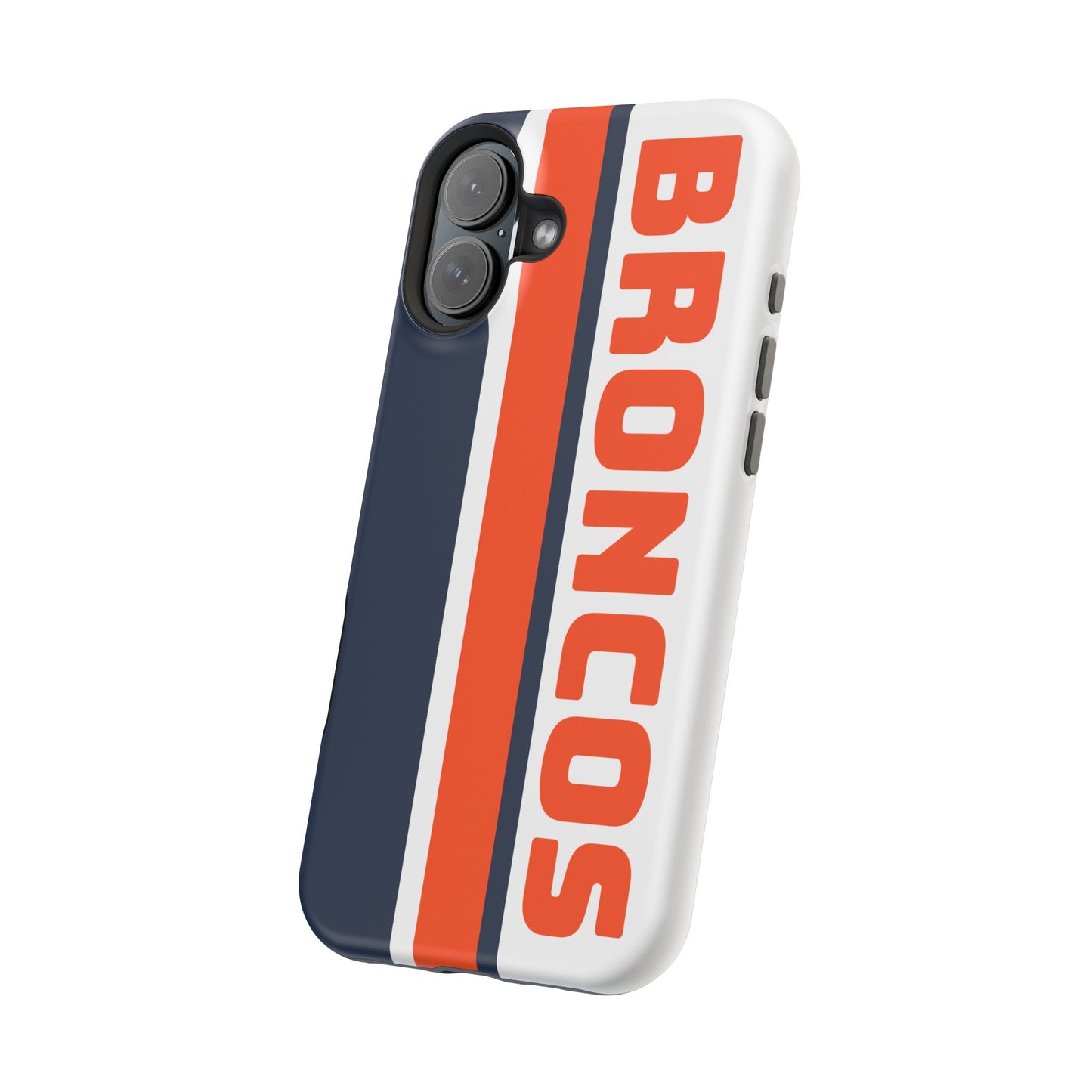 Broncos Phone Case, Magnetic Phone Case, Retro Phone Case, Baseball Case for iPhone or Samsung, Football Gifts