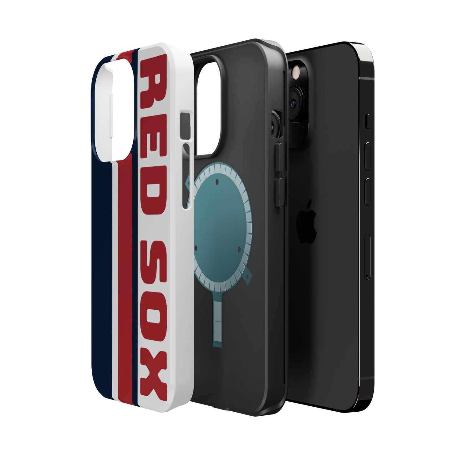Red Sox Phone Case, Magnetic Phone Case, Retro Phone Case, Baseball Case for iPhone or Samsung