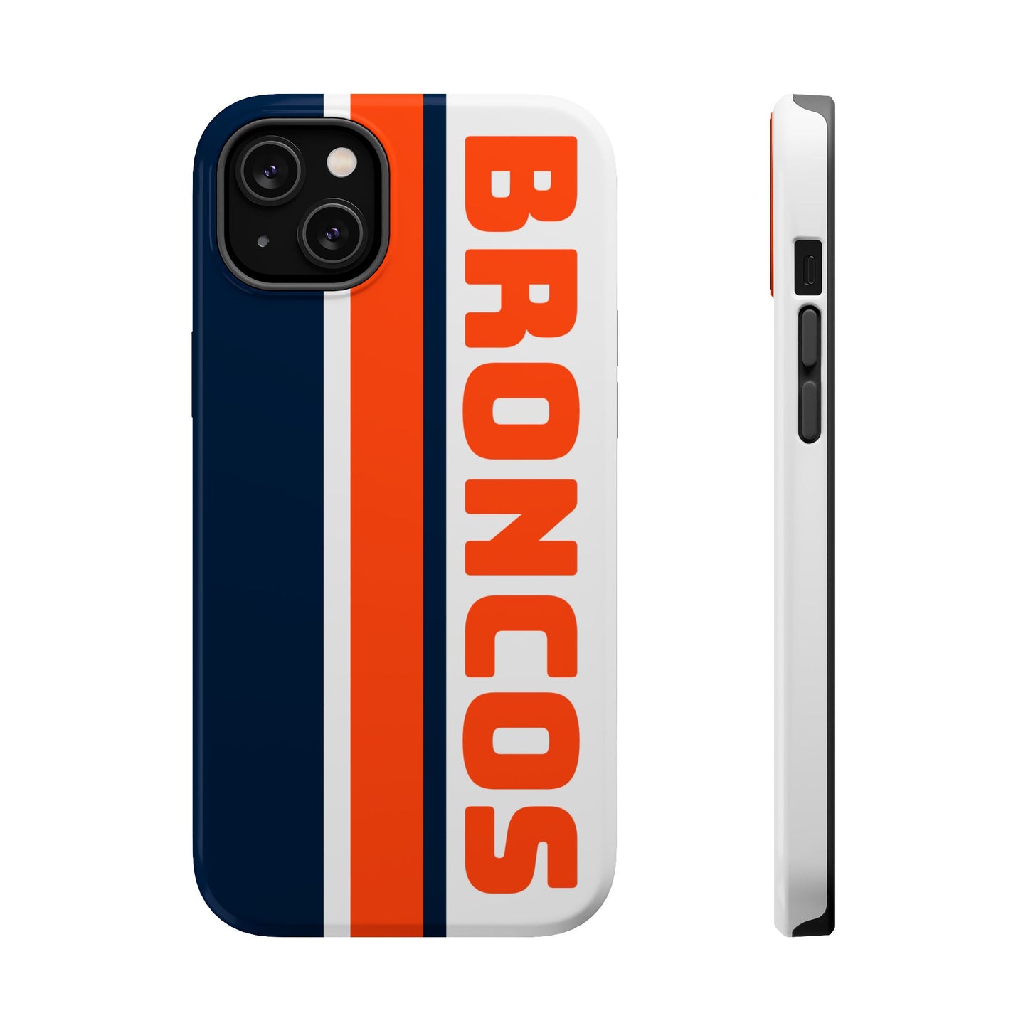 Broncos Phone Case, Magnetic Phone Case, Retro Phone Case, Baseball Case for iPhone or Samsung, Football Gifts