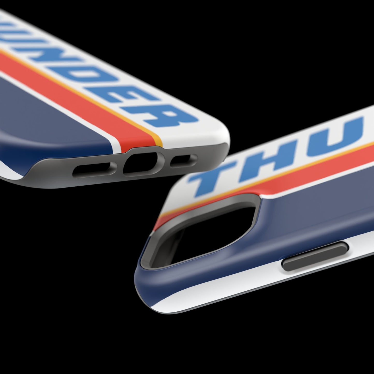 Thunder Phone Case, Magnetic Phone Case, Retro Phone Case, Basketball Gifts