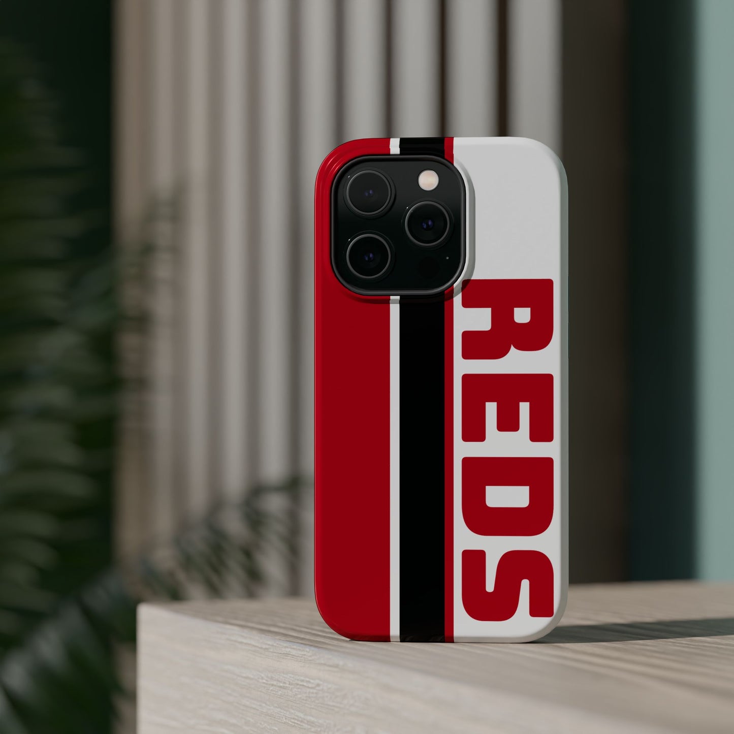 Reds Phone Case, Magnetic Phone Case, Retro Phone Case, Baseball Case for iPhone or Samsung, Reds Baseball Case