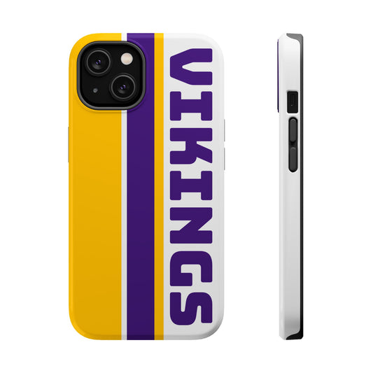 Vikings Phone Case, Magnetic Phone Case, Retro Phone Case, Football Gifts