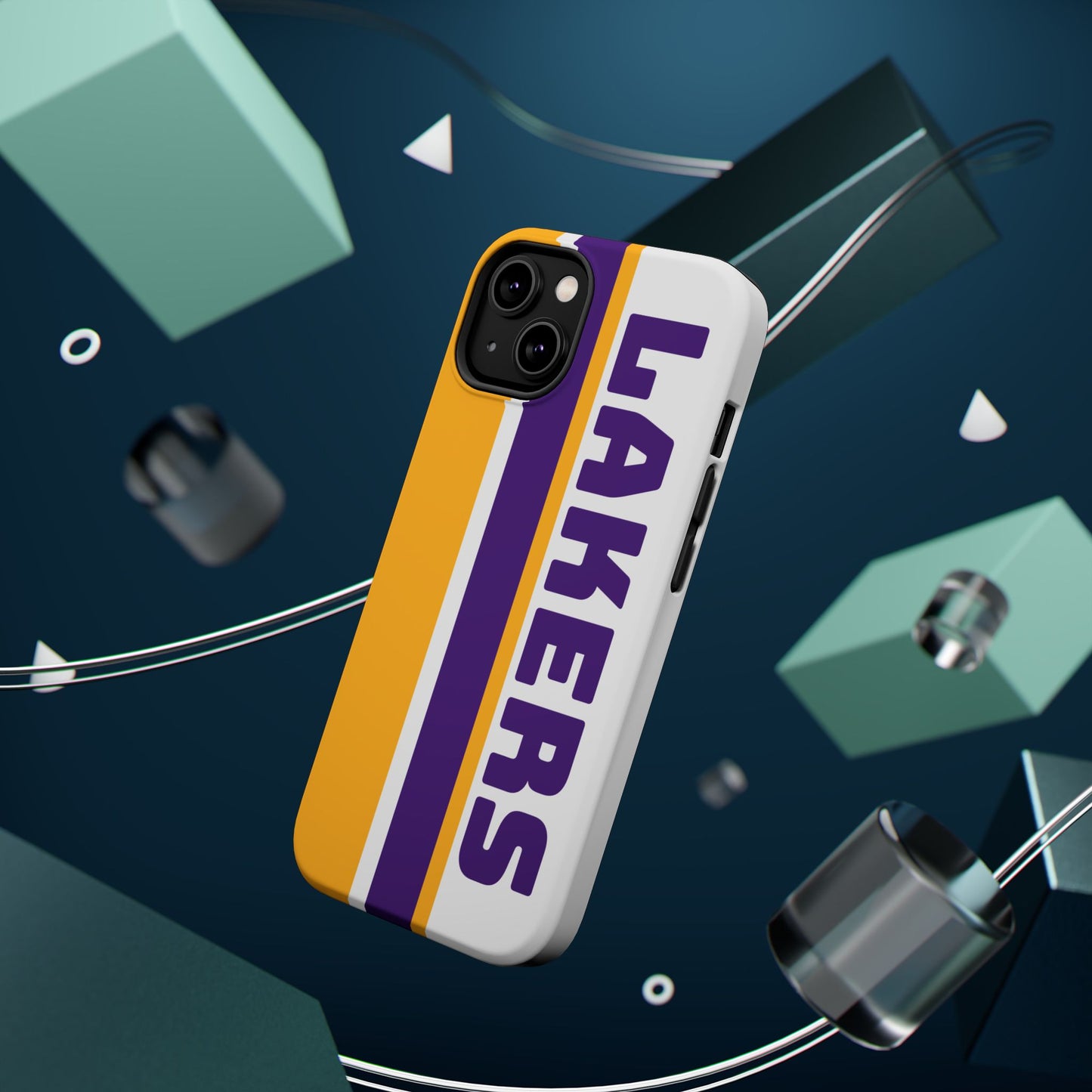 Lakers Phone Case, Magnetic Phone Case, Retro Phone Case, Basketball Gifts