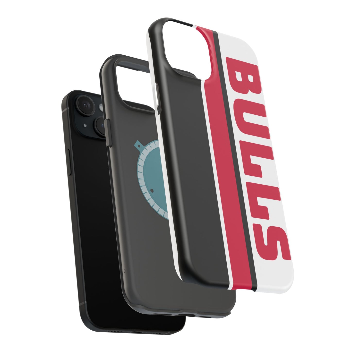 Bulls Phone Case, Magnetic Phone Case, Retro Phone Case